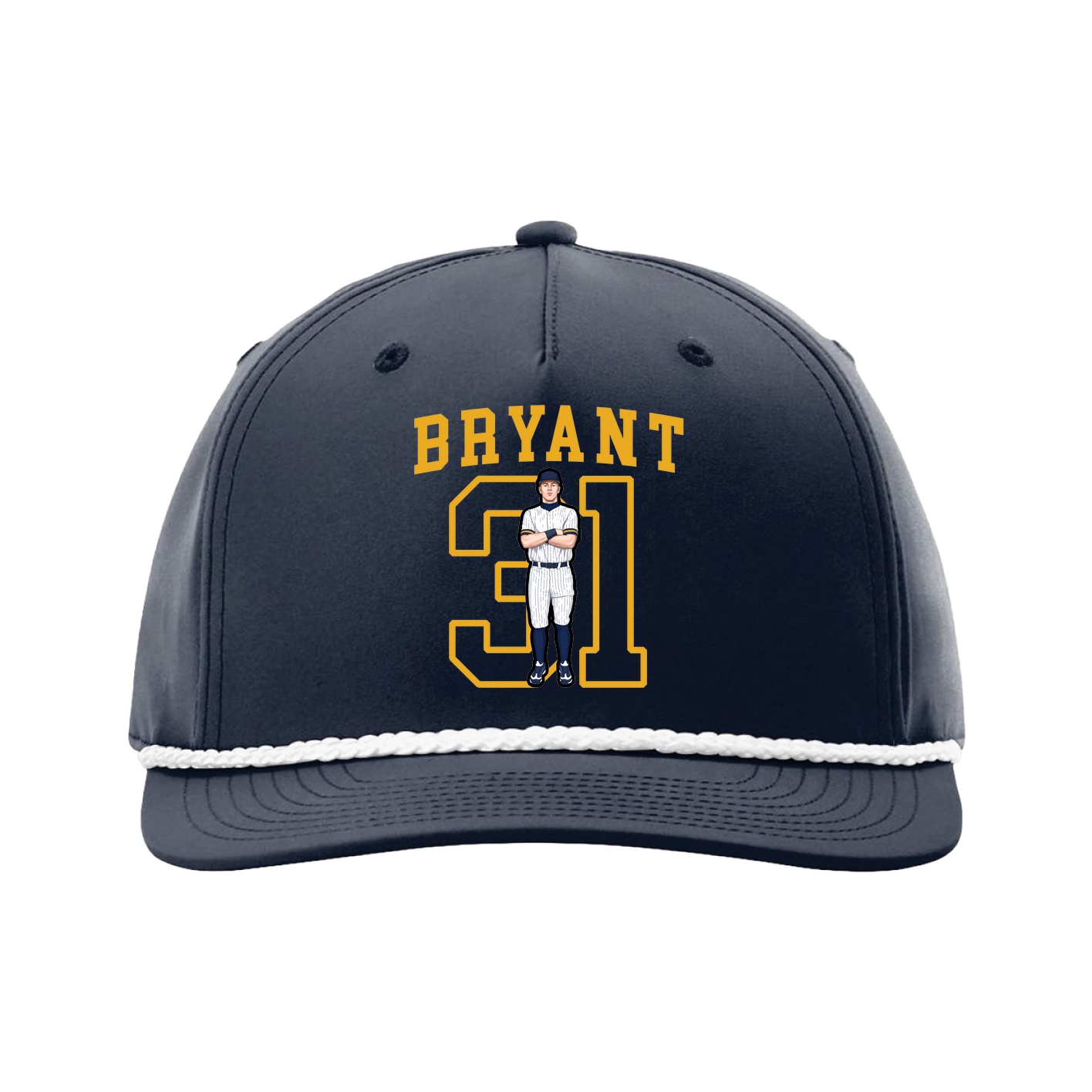 Five-Panel Classic Rope Cap — Shirsey in Navy