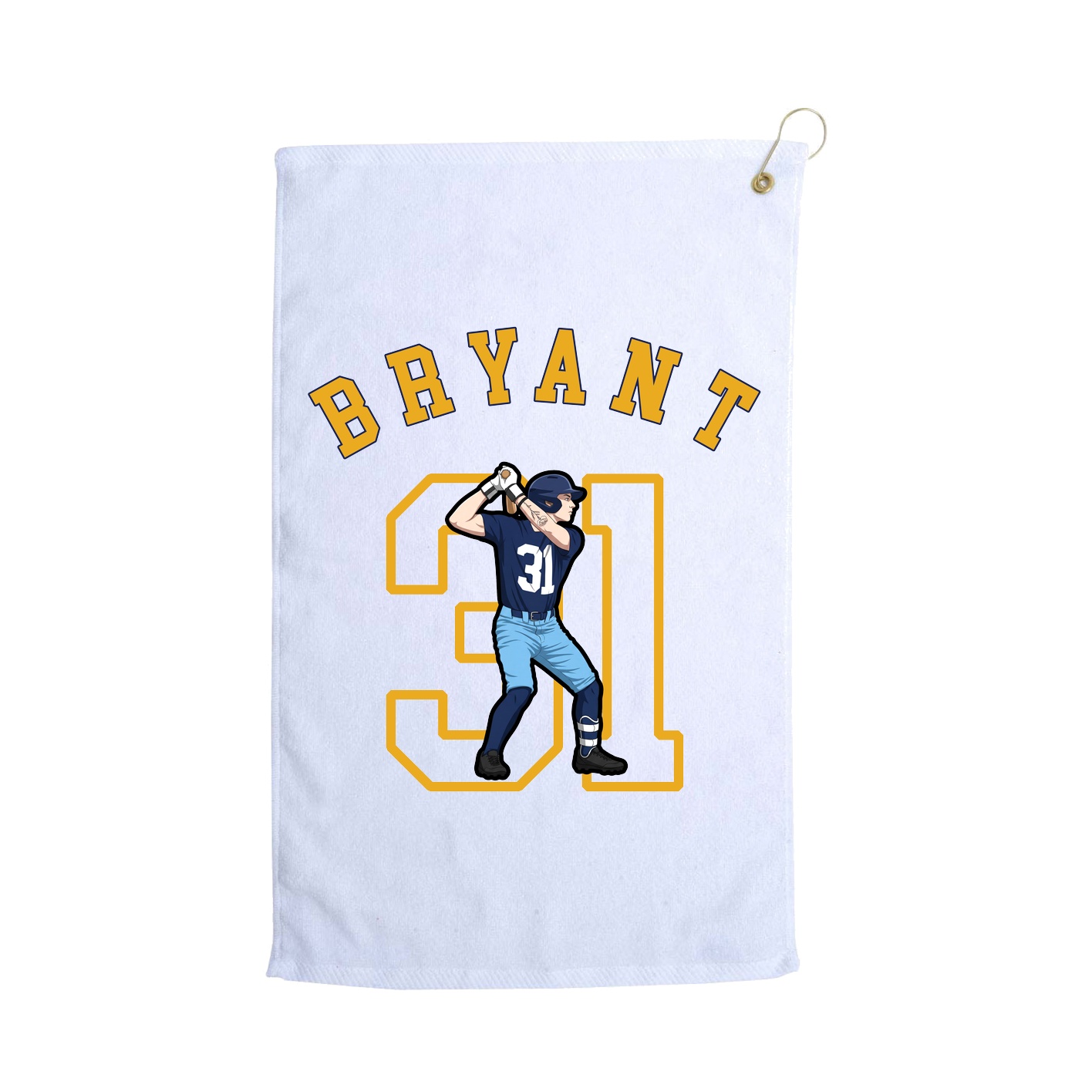 Golf Towel — Shirsey Arch in White