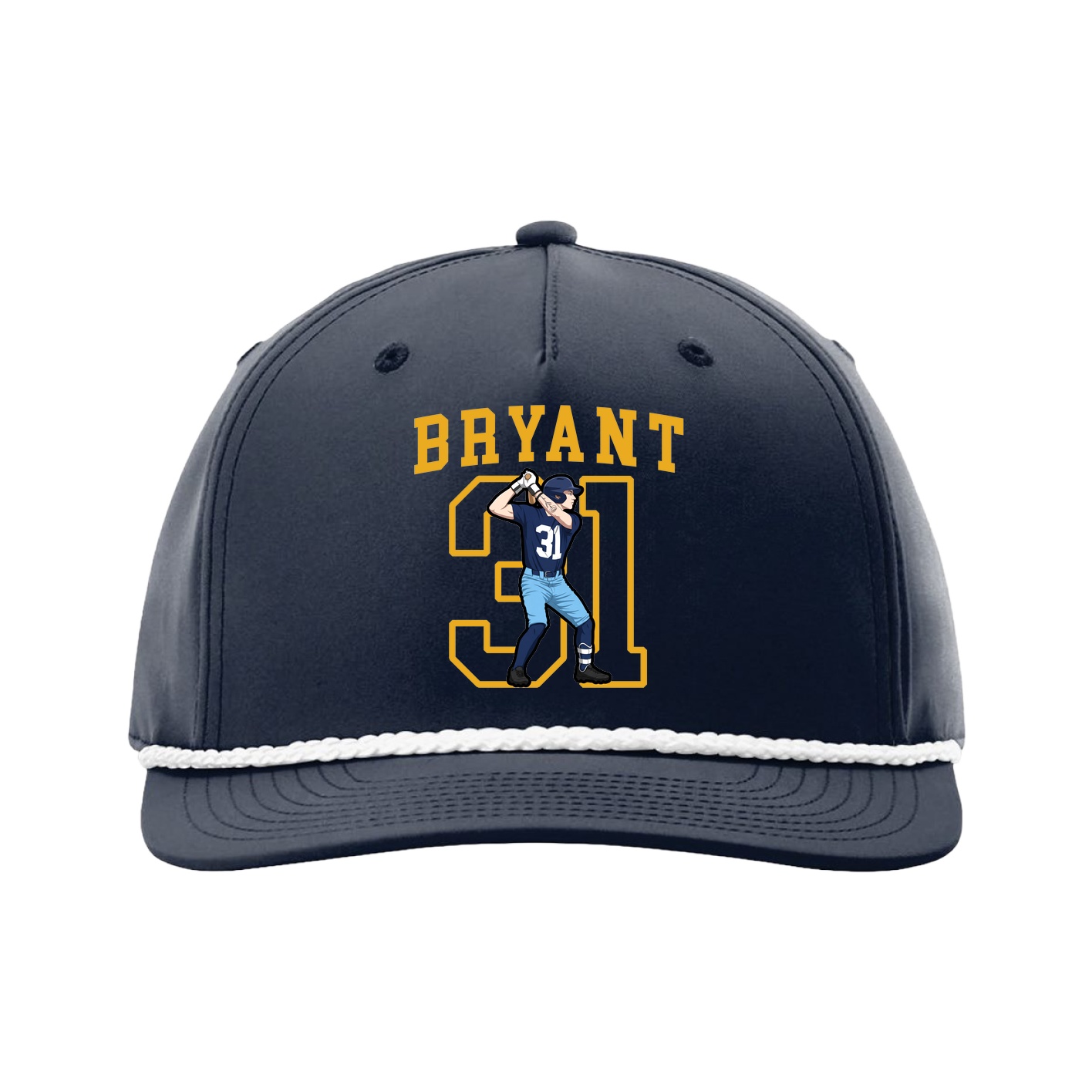 Five-Panel Classic Rope Cap — Shirsey in Navy