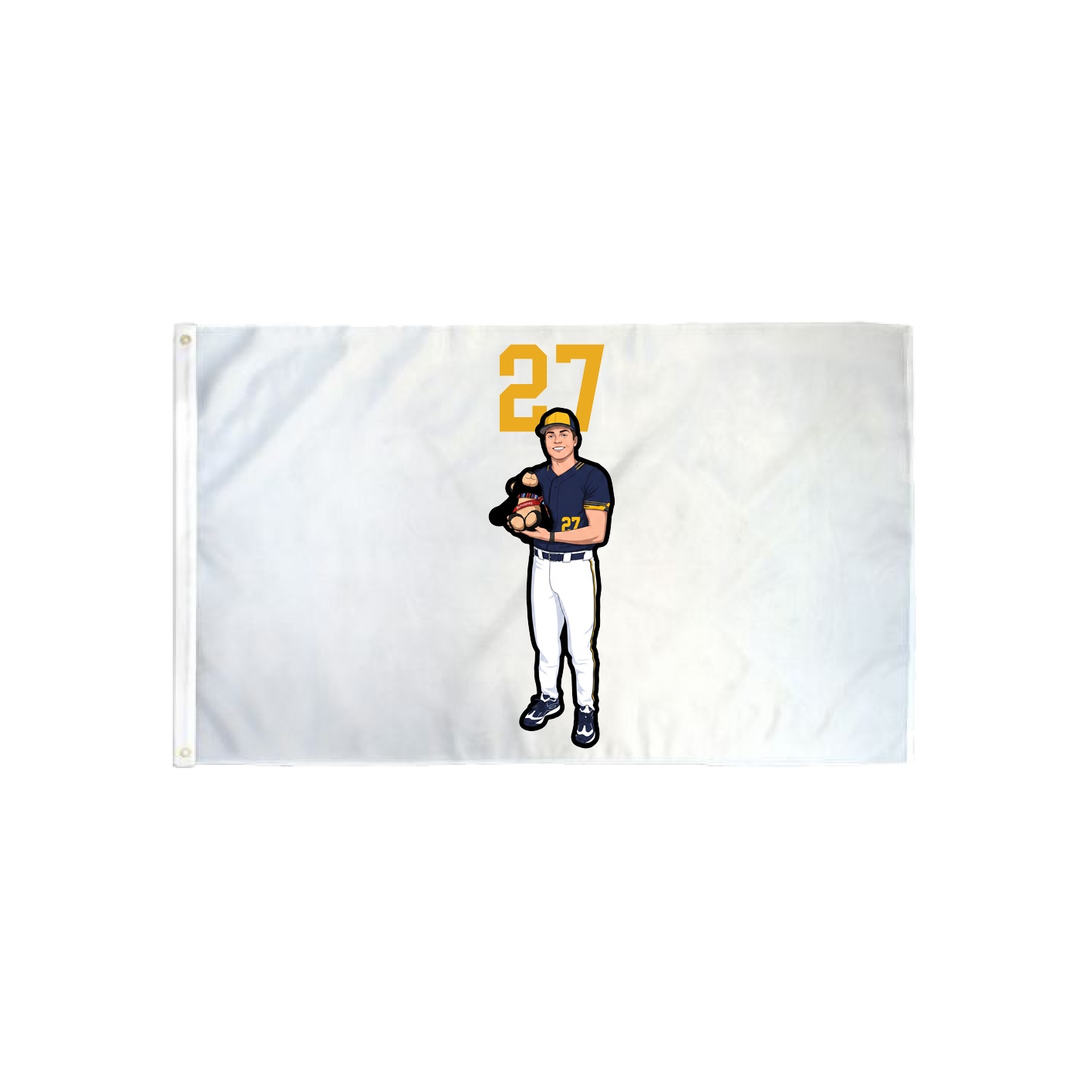 3x5 Flag — Number Top in Classic
