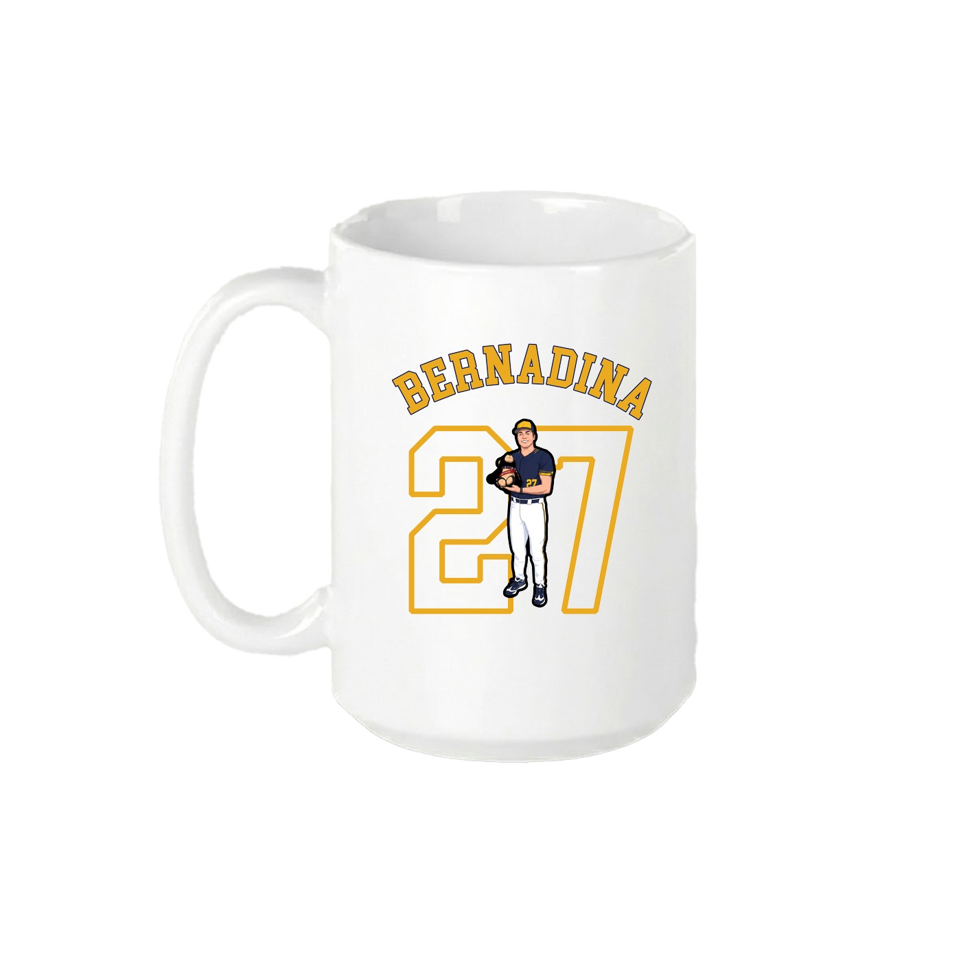 15oz Coffee Mug — Shirsey Arch in White