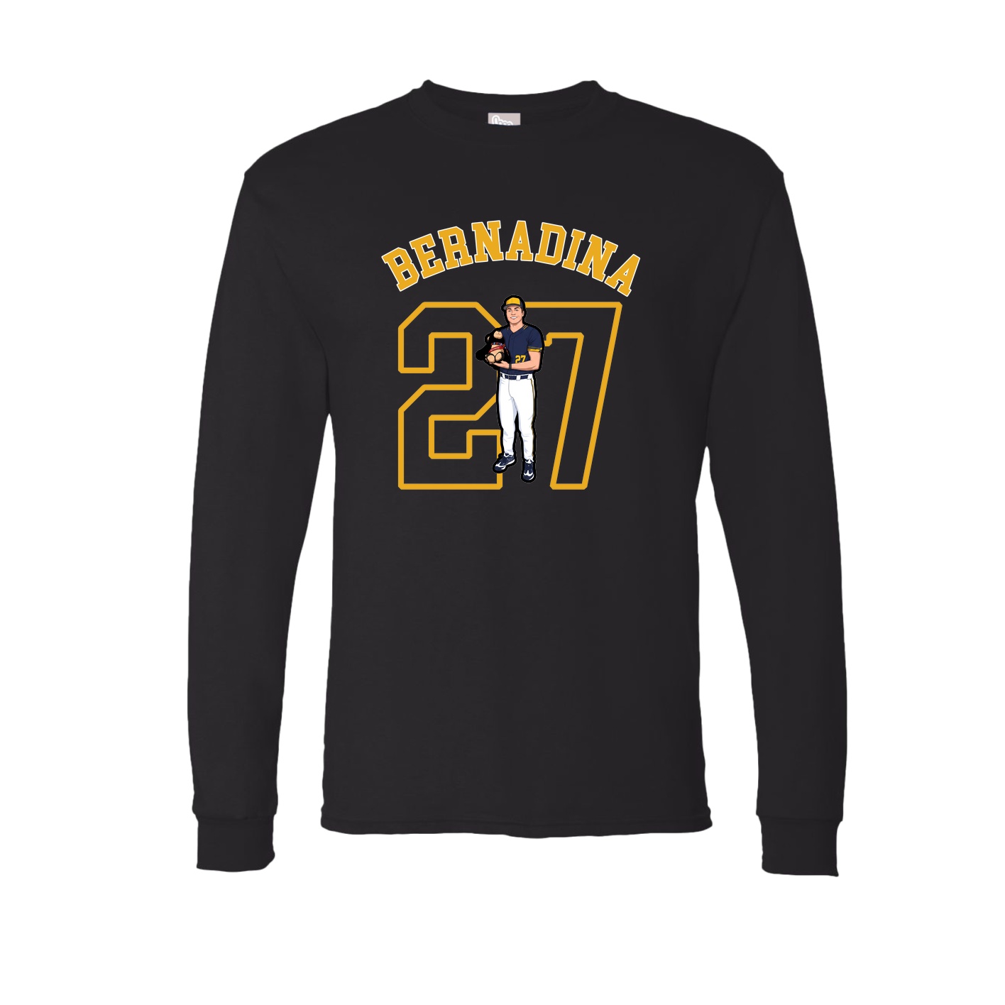 Long Sleeve Tee — Shirsey Arch in Black