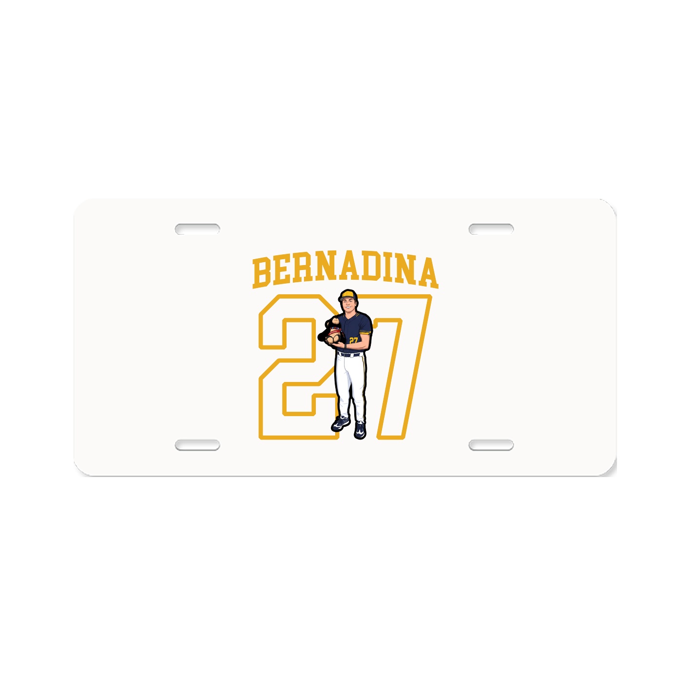 License Plate — Shirsey in Classic