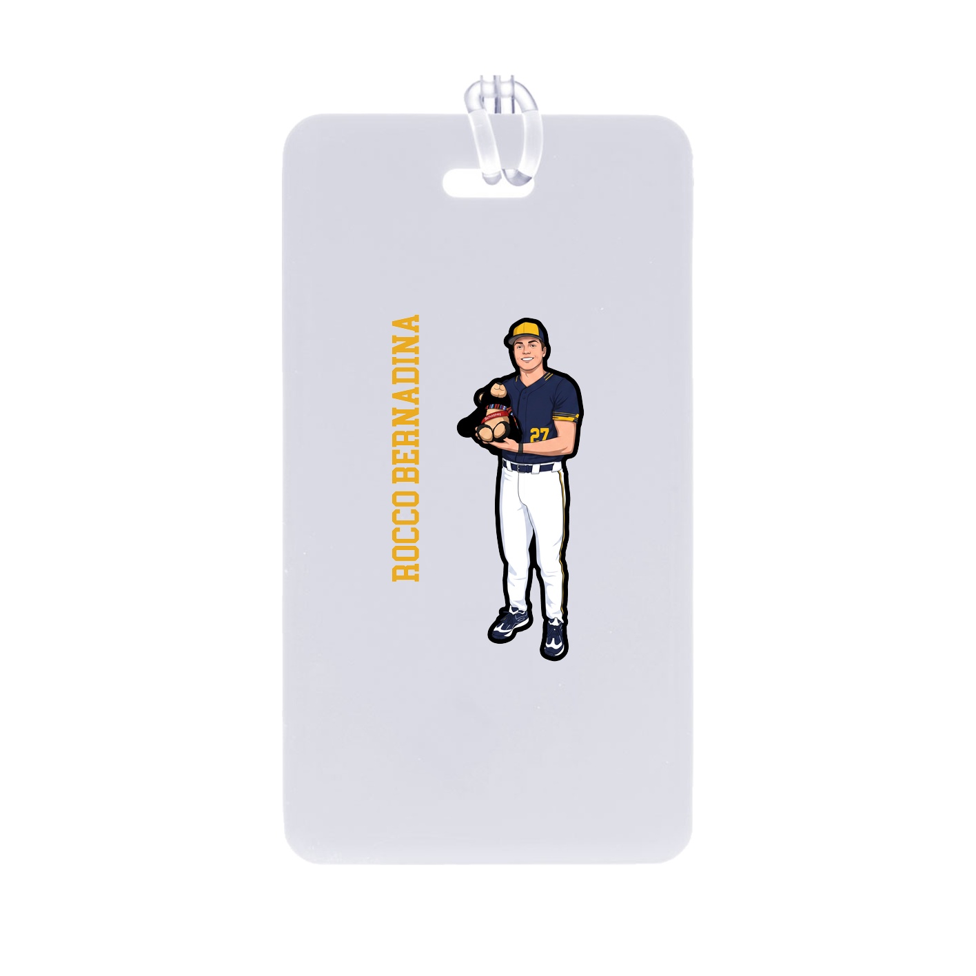 Bag Tag — Name Vertical in Classic