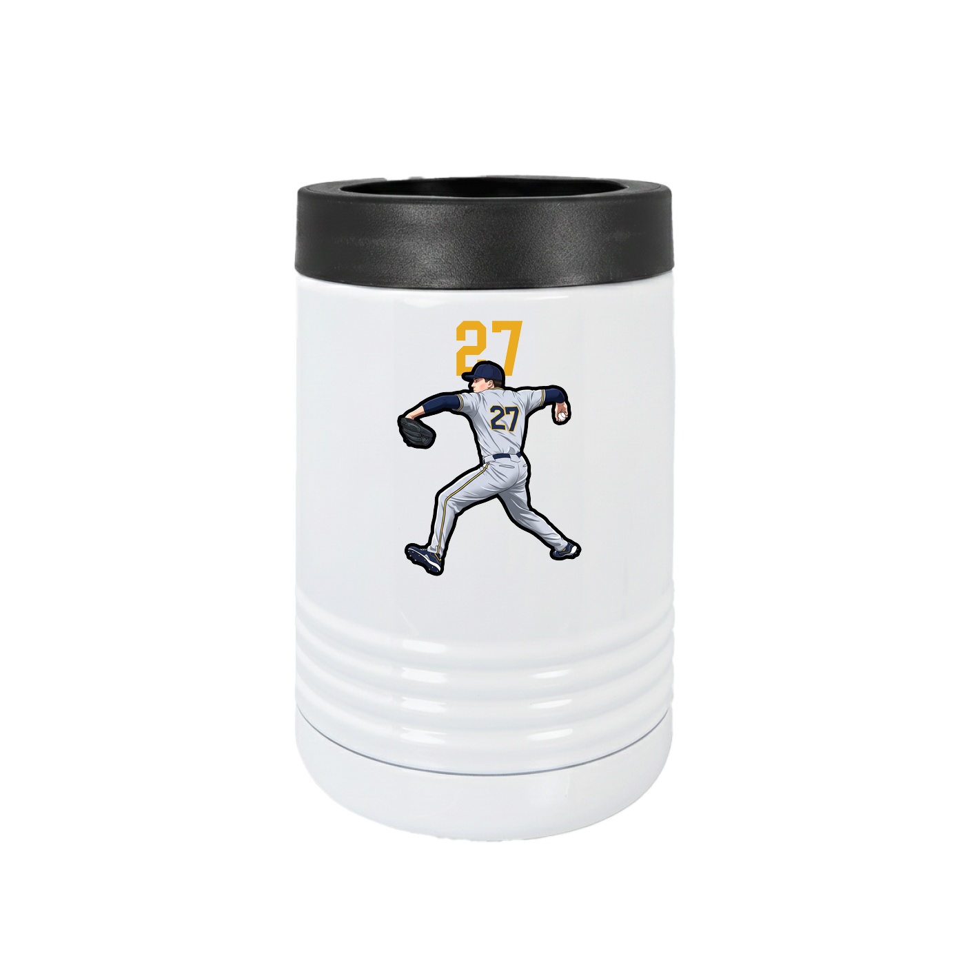 Beverage Holder — Number Top in White