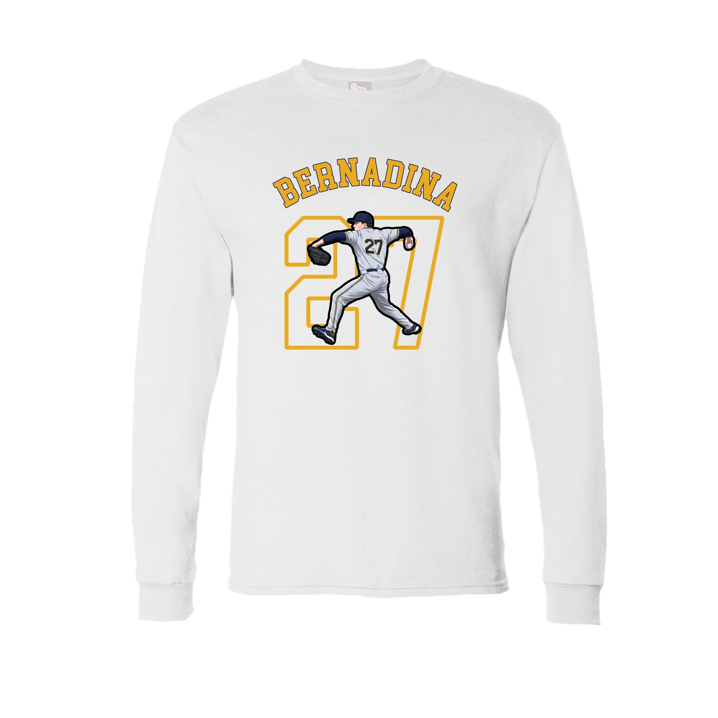 Long Sleeve Tee — Shirsey Arch in White