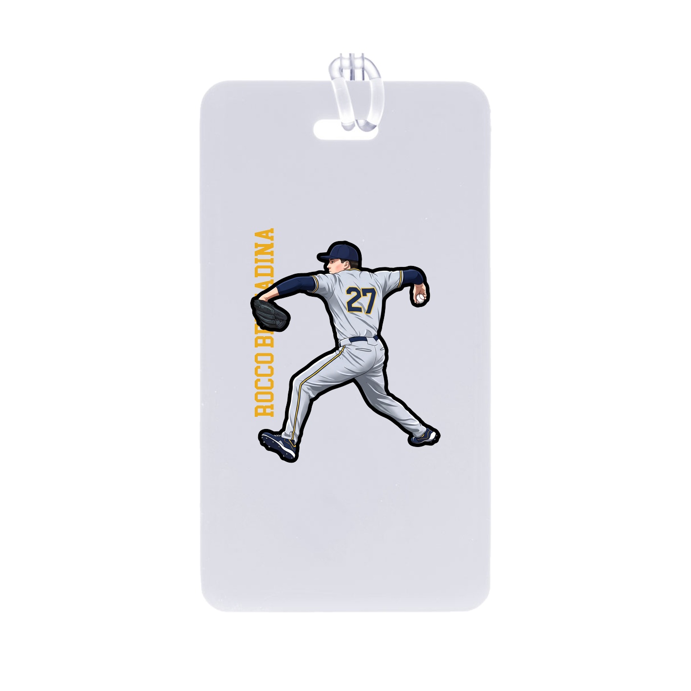 Bag Tag — Name Vertical in Classic
