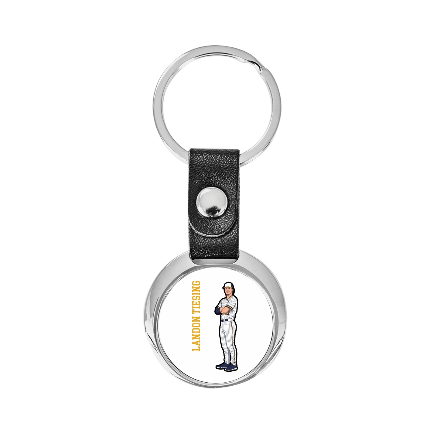 Key Chain — Name Vertical in Classic