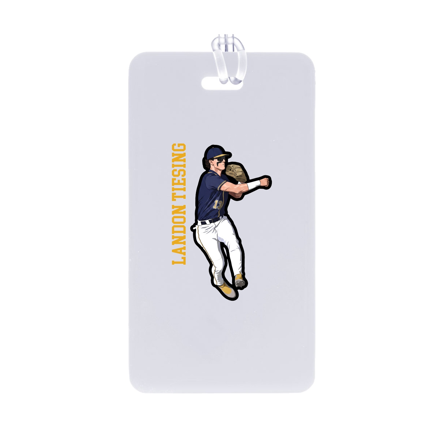 Bag Tag — Name Vertical in Classic