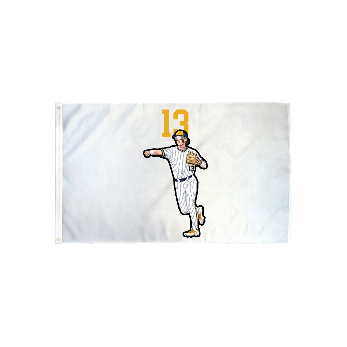 3x5 Flag — Number Top in Classic
