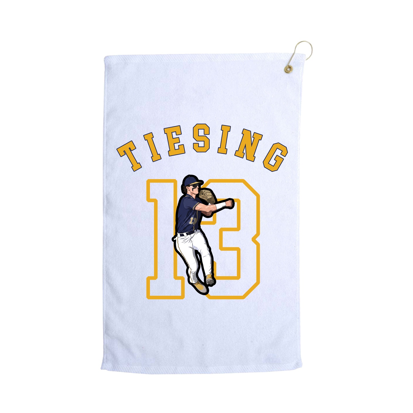 Golf Towel — Shirsey Arch in White