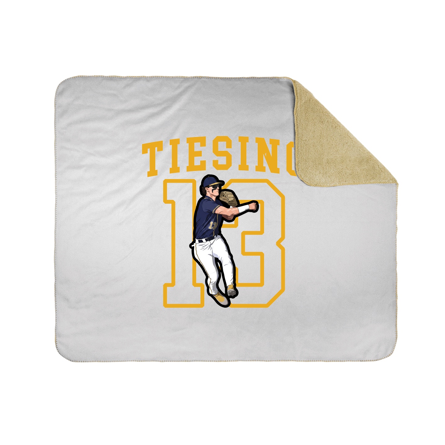 50x60 Sherpa Lined Throw Blanket