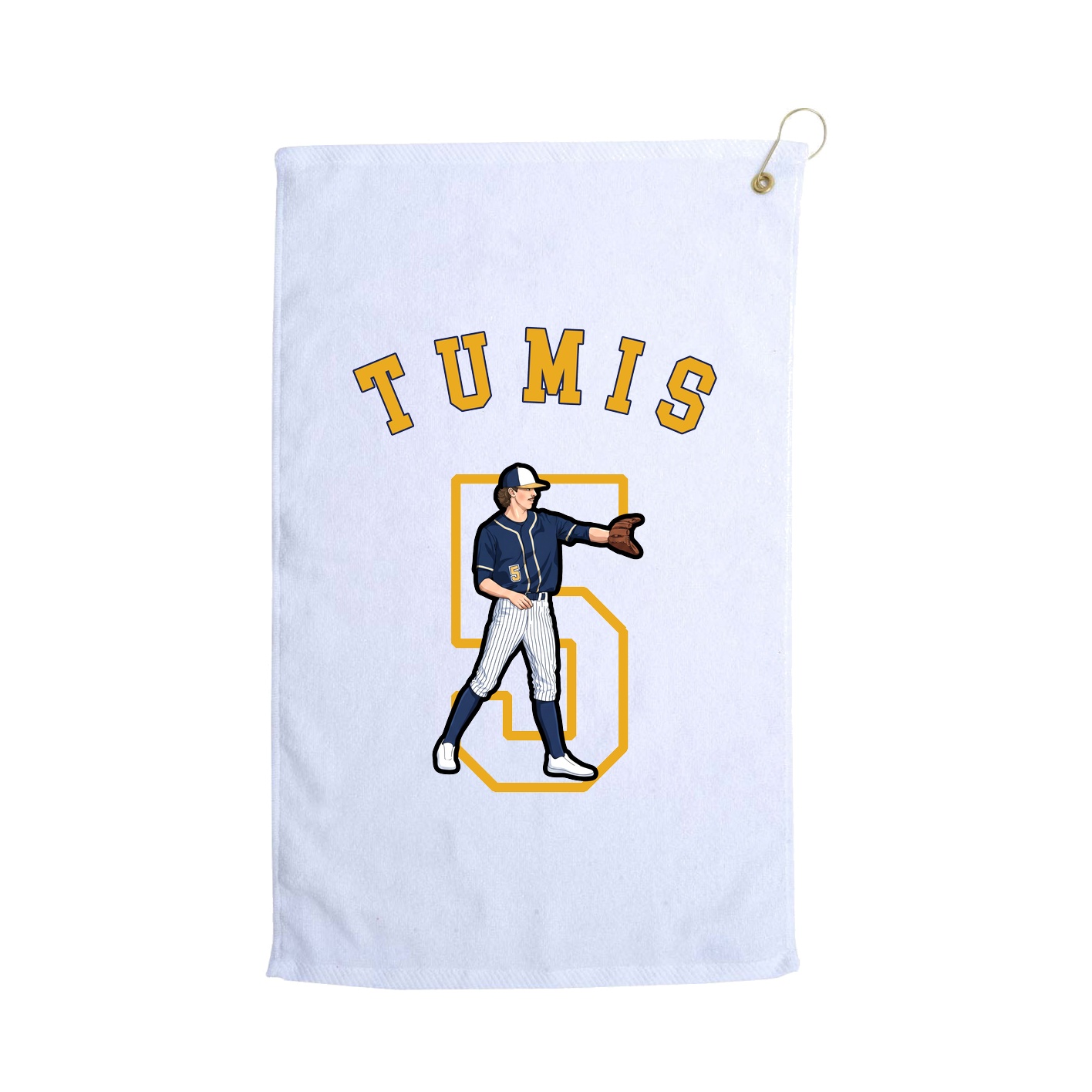 Golf Towel — Shirsey Arch in White