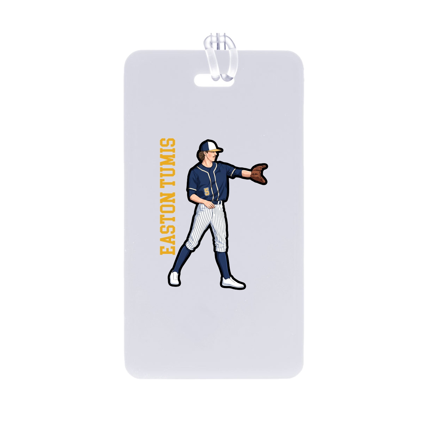 Bag Tag — Name Vertical in Classic