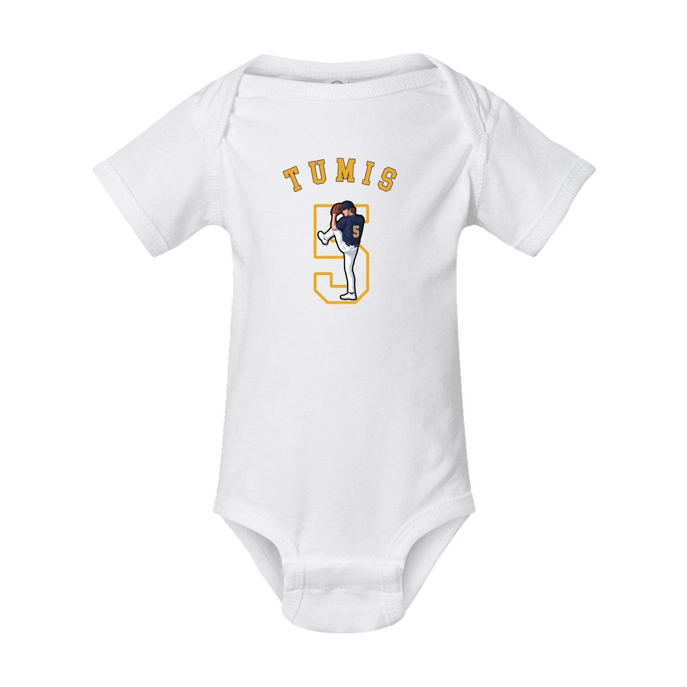 Baby Onesie — Shirsey Arch in White