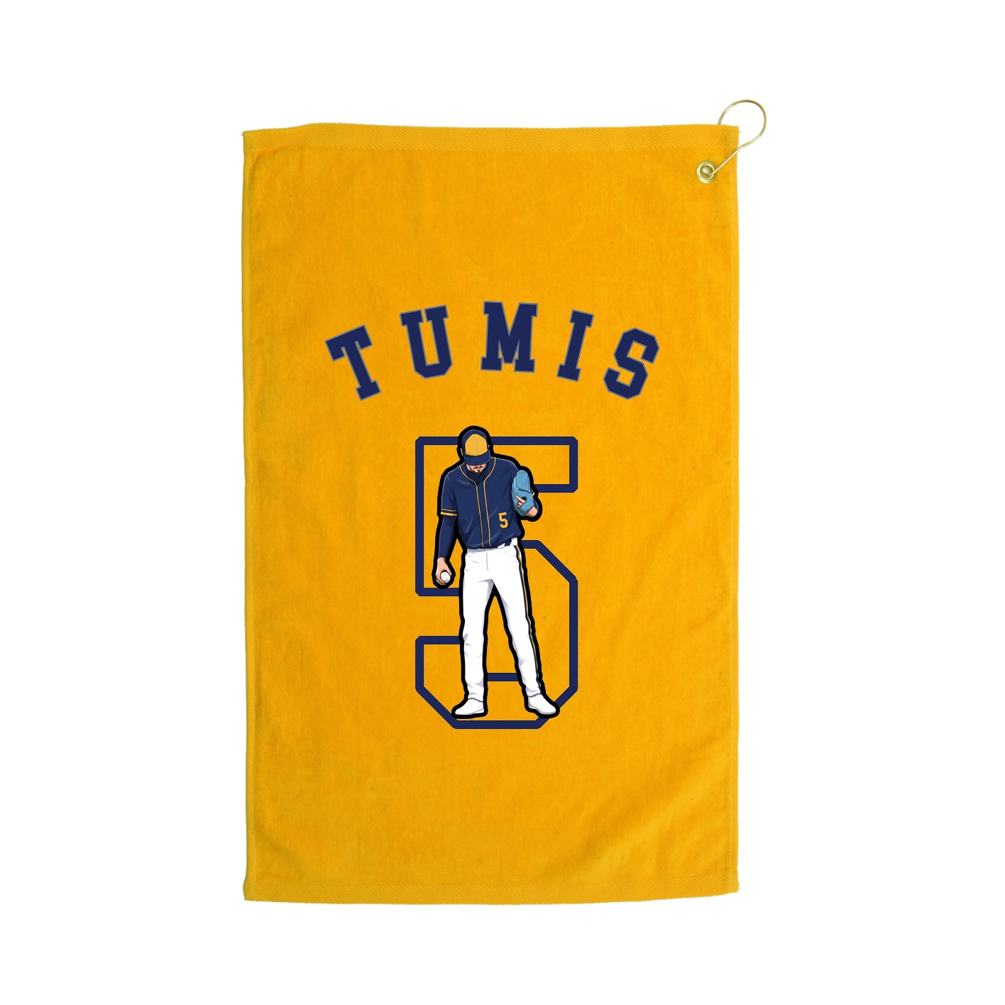 Golf Towel — Shirsey Arch in Gold