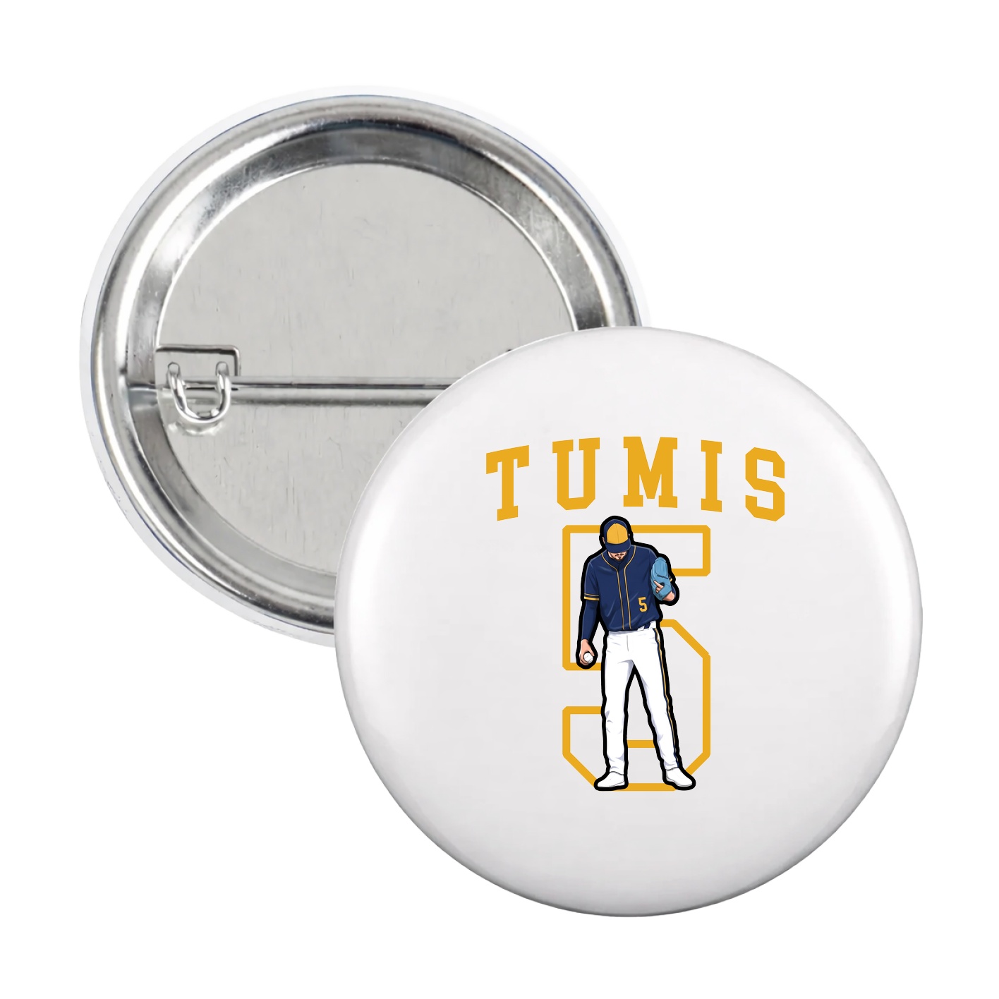 Game Day Button — Shirsey in White