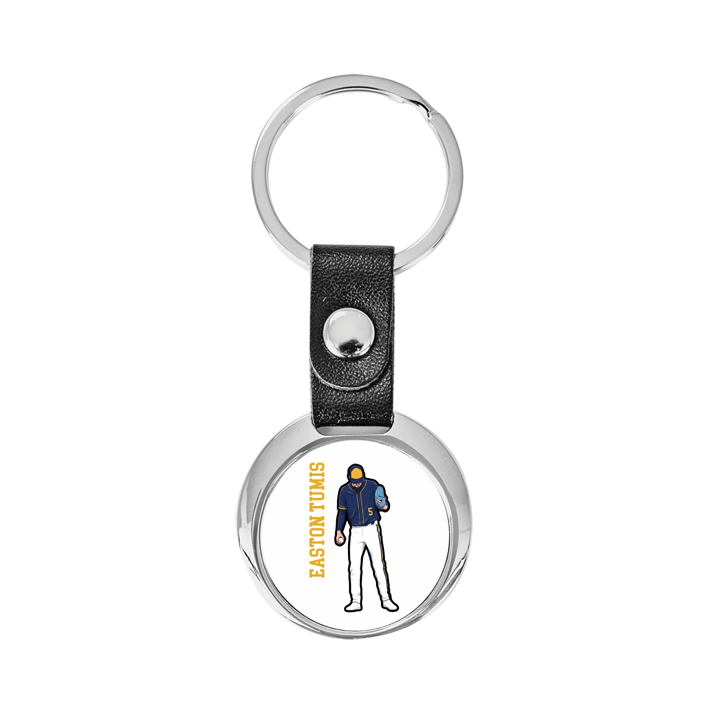 Key Chain — Name Vertical in Classic