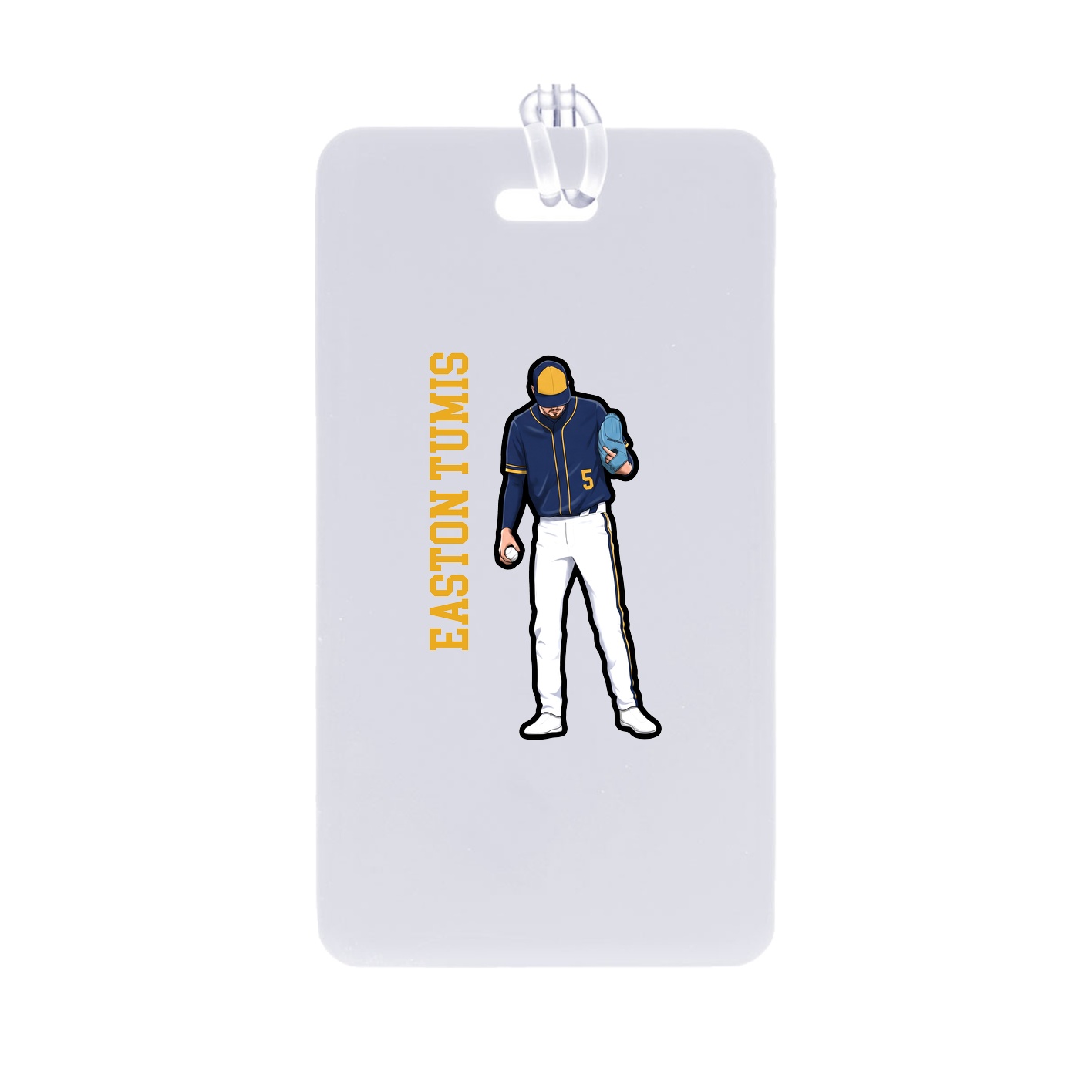 Bag Tag — Name Vertical in Classic