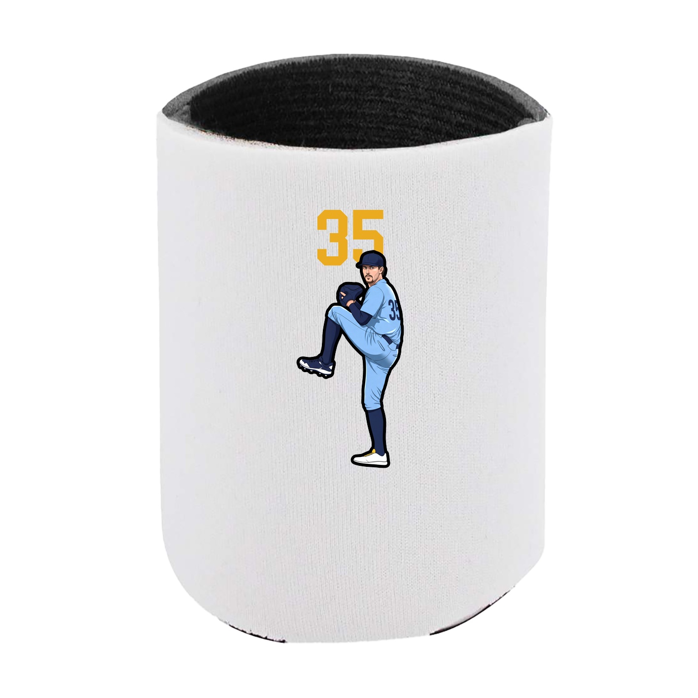 Can Holder — Number Top in White