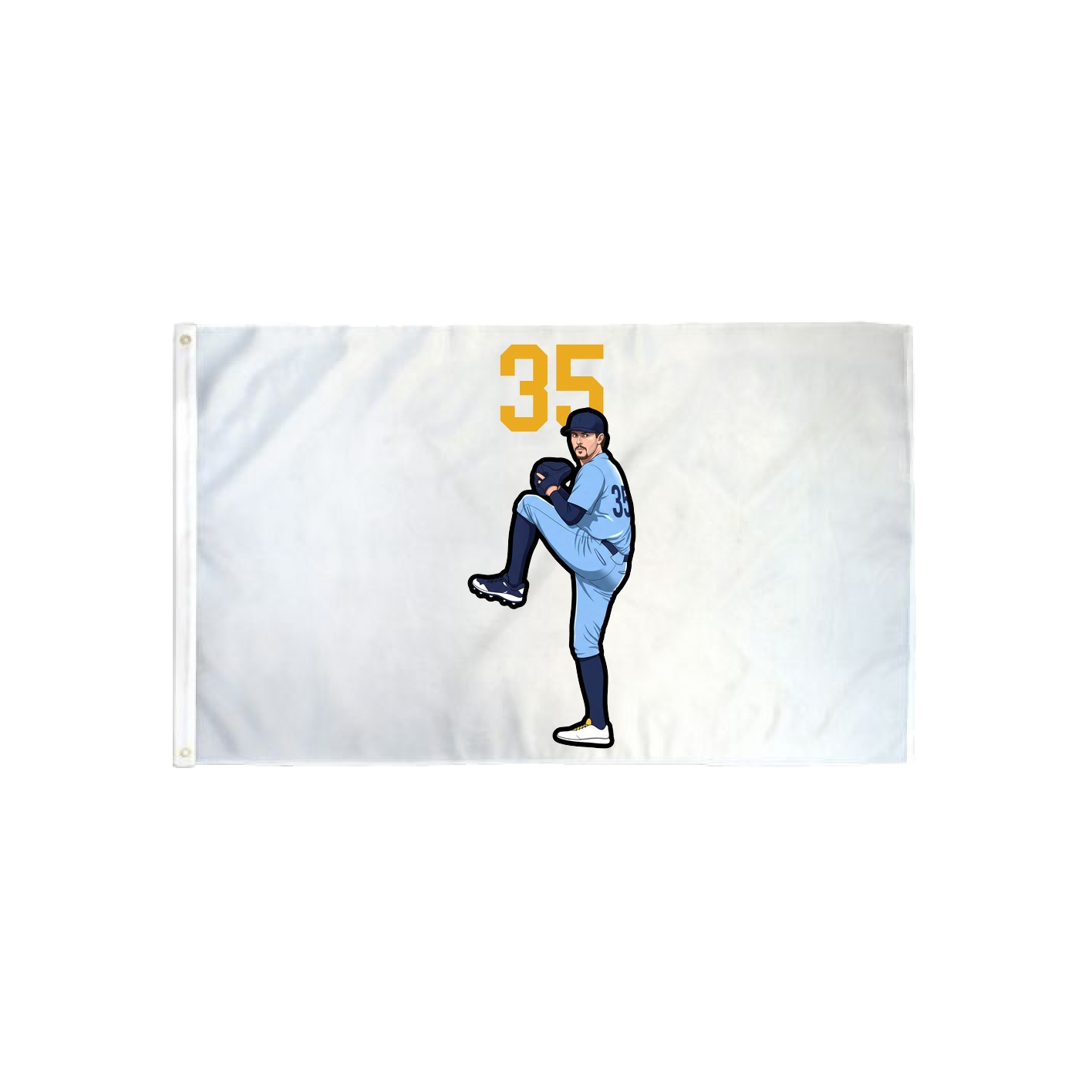 3x5 Flag — Number Top in Classic