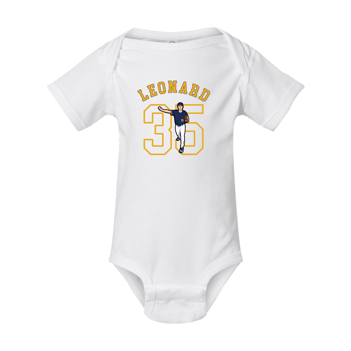 Baby Onesie — Shirsey Arch in White