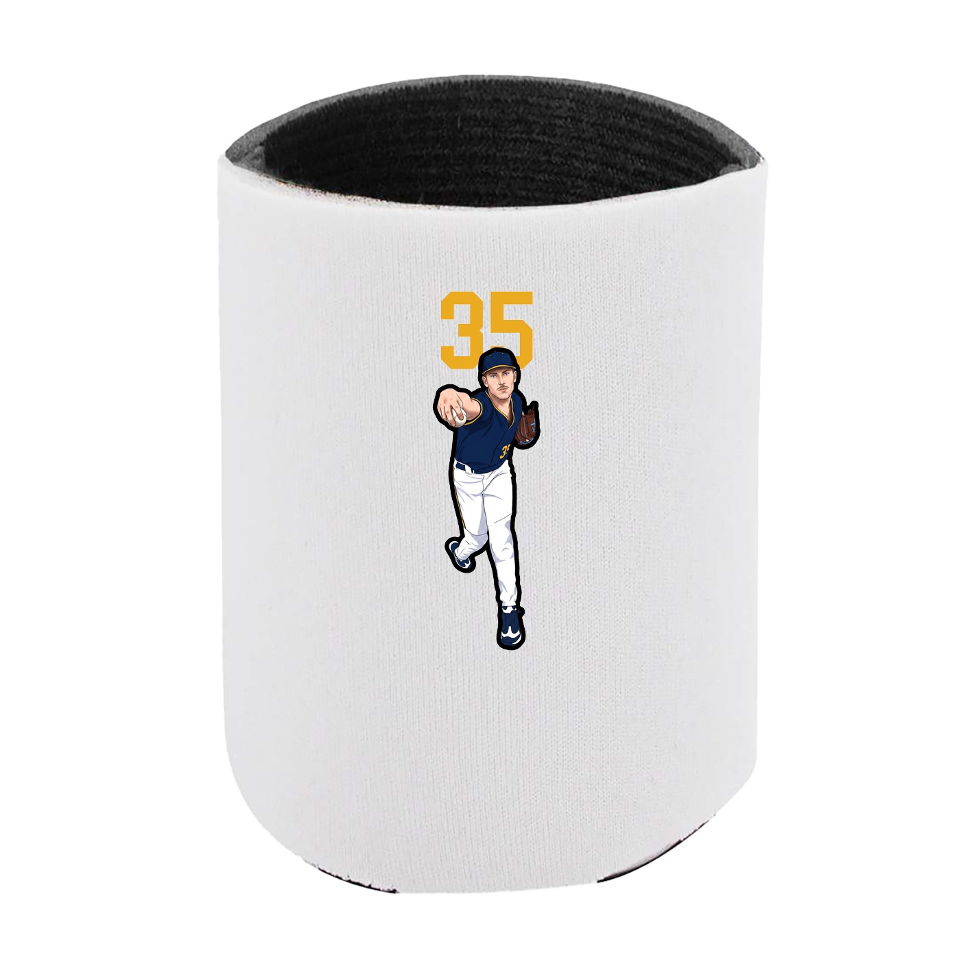 Can Holder — Number Top in White