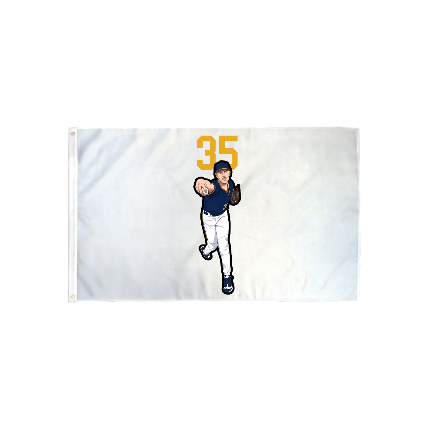 3x5 Flag — Number Top in Classic