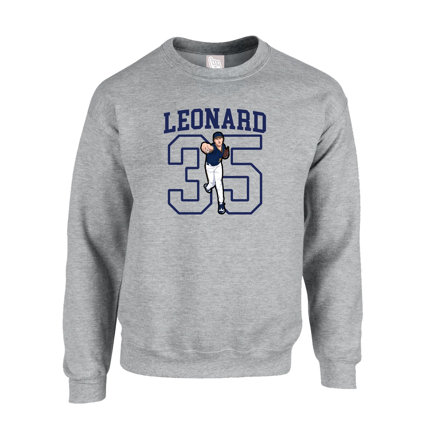 Fleece Crew — Shirsey in Grey