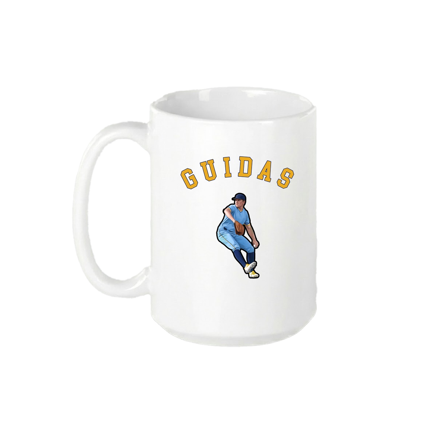 15oz Coffee Mug — Shirsey Arch in White
