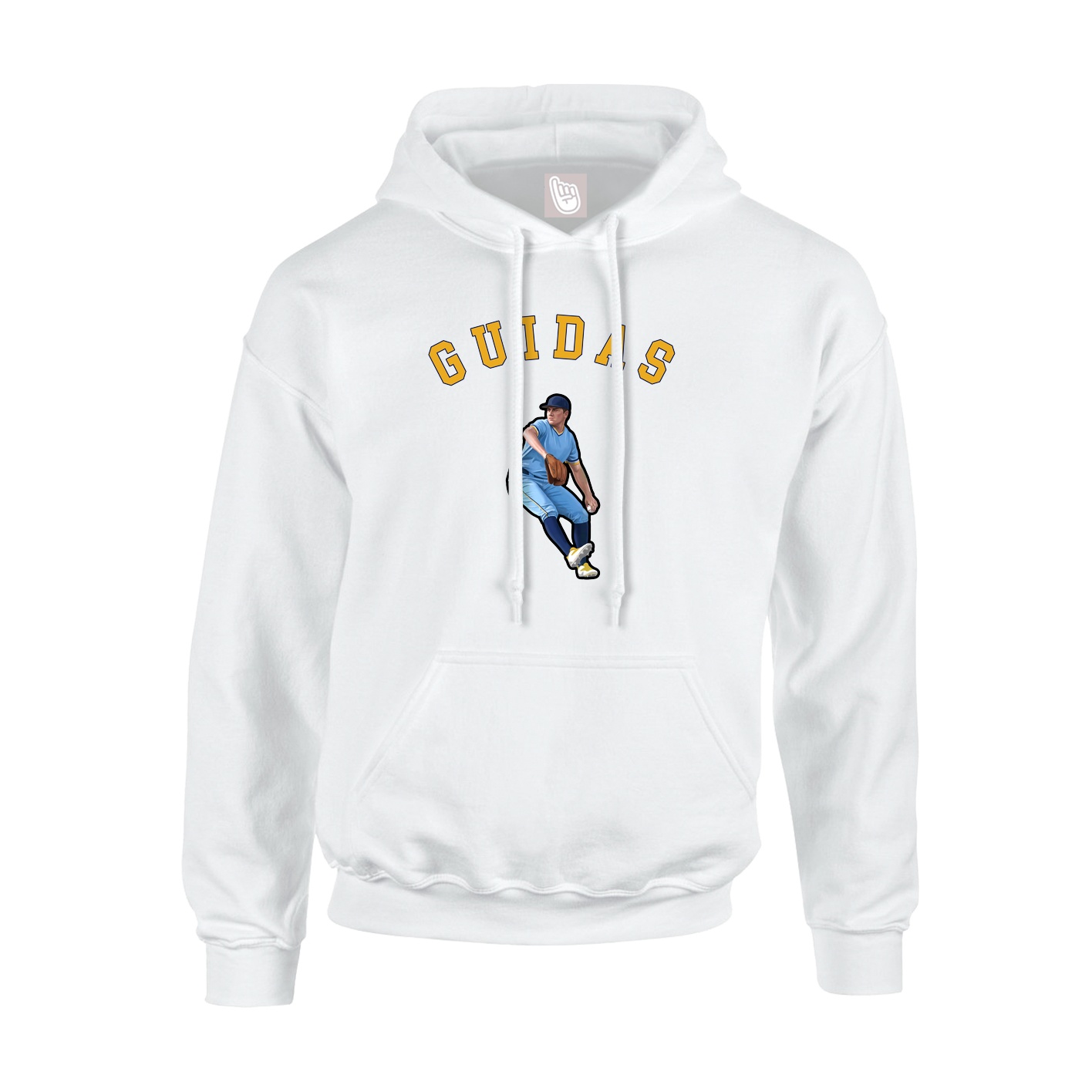 Youth Hoodie — Shirsey Arch in White