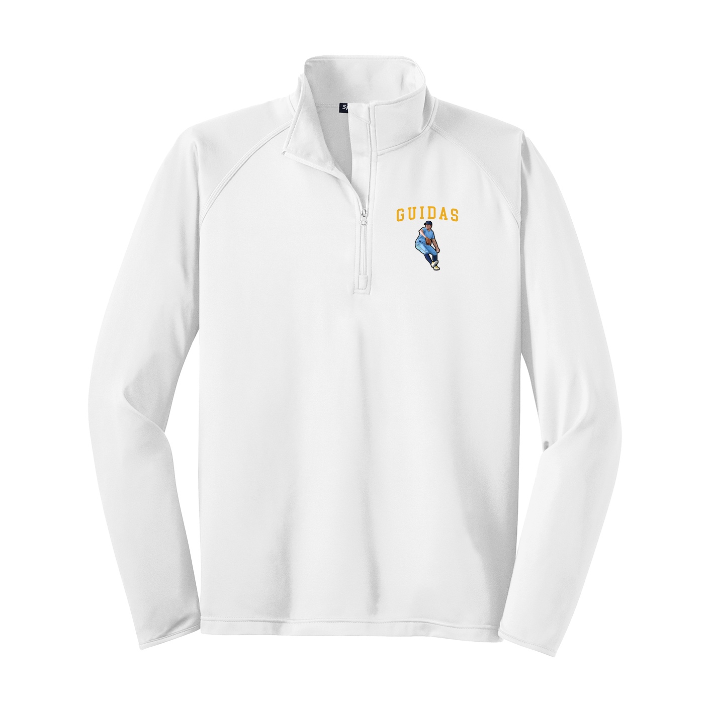 Q-Zip Pullover — Shirsey in White