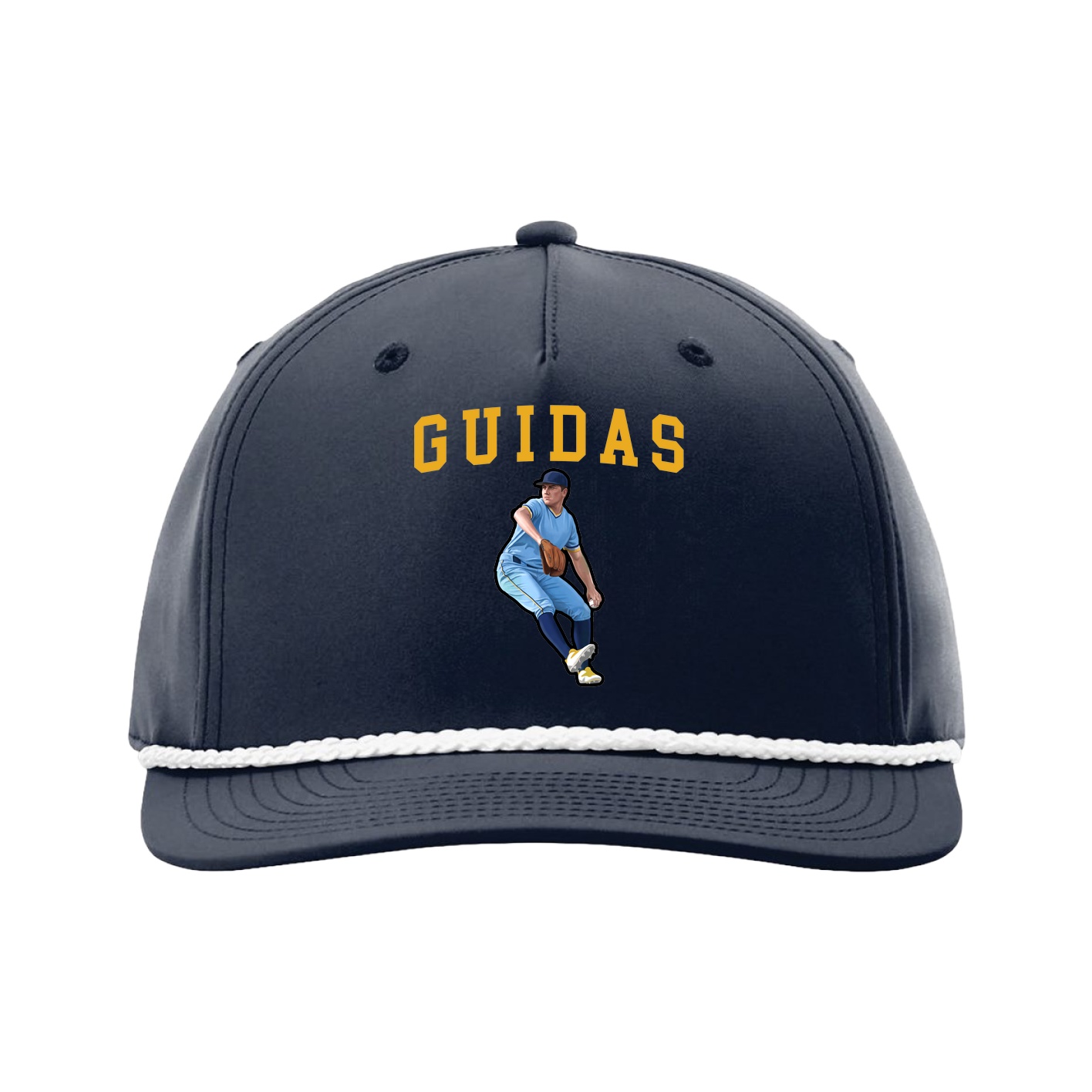 Five-Panel Classic Rope Cap — Shirsey in Navy