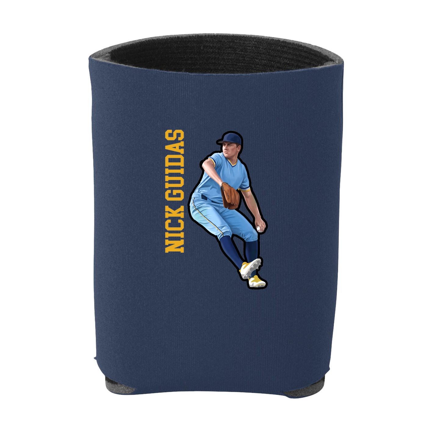 Can Holder — Name Vertical in Navy