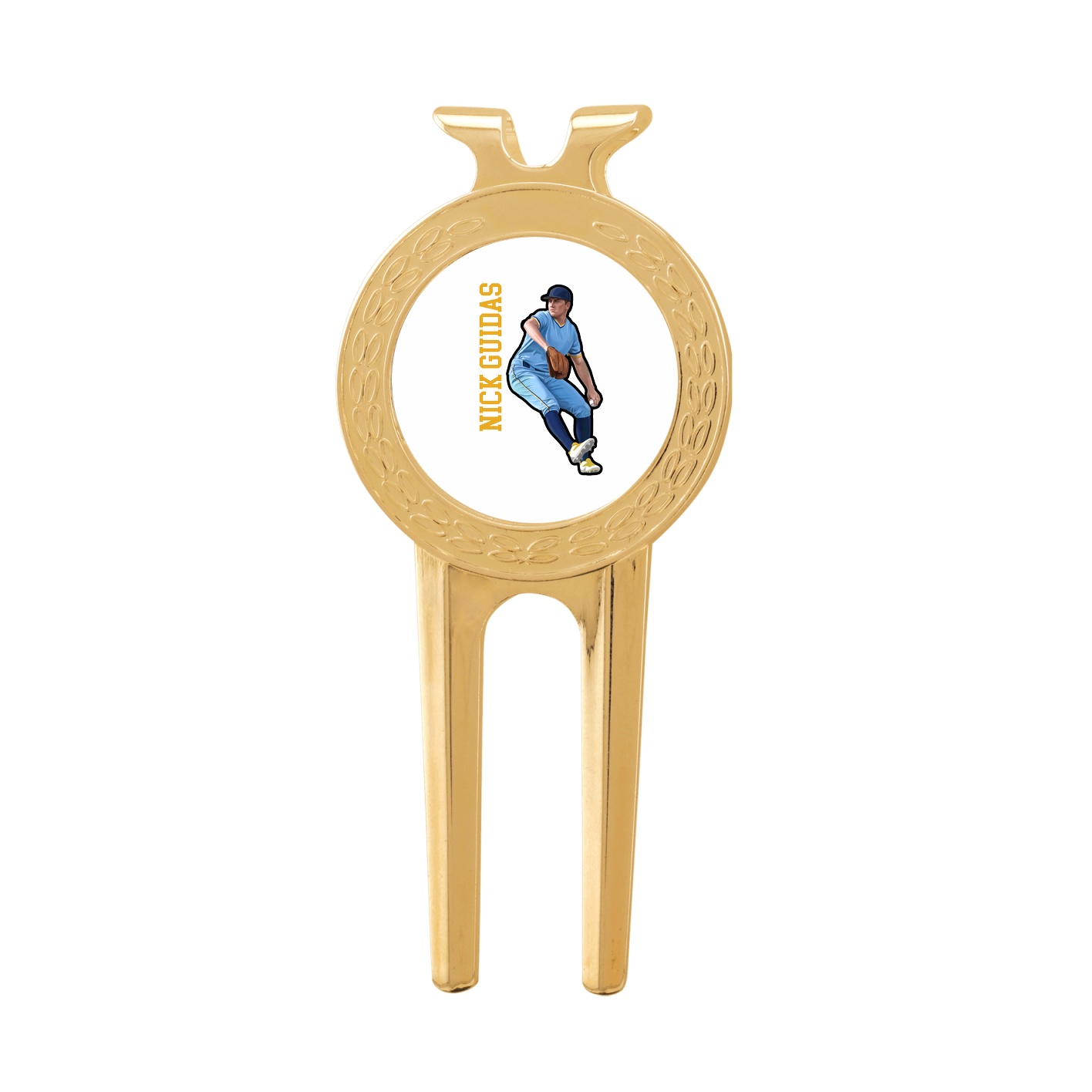 Divot Tool with Ball Marker — Name Vertical in Classic