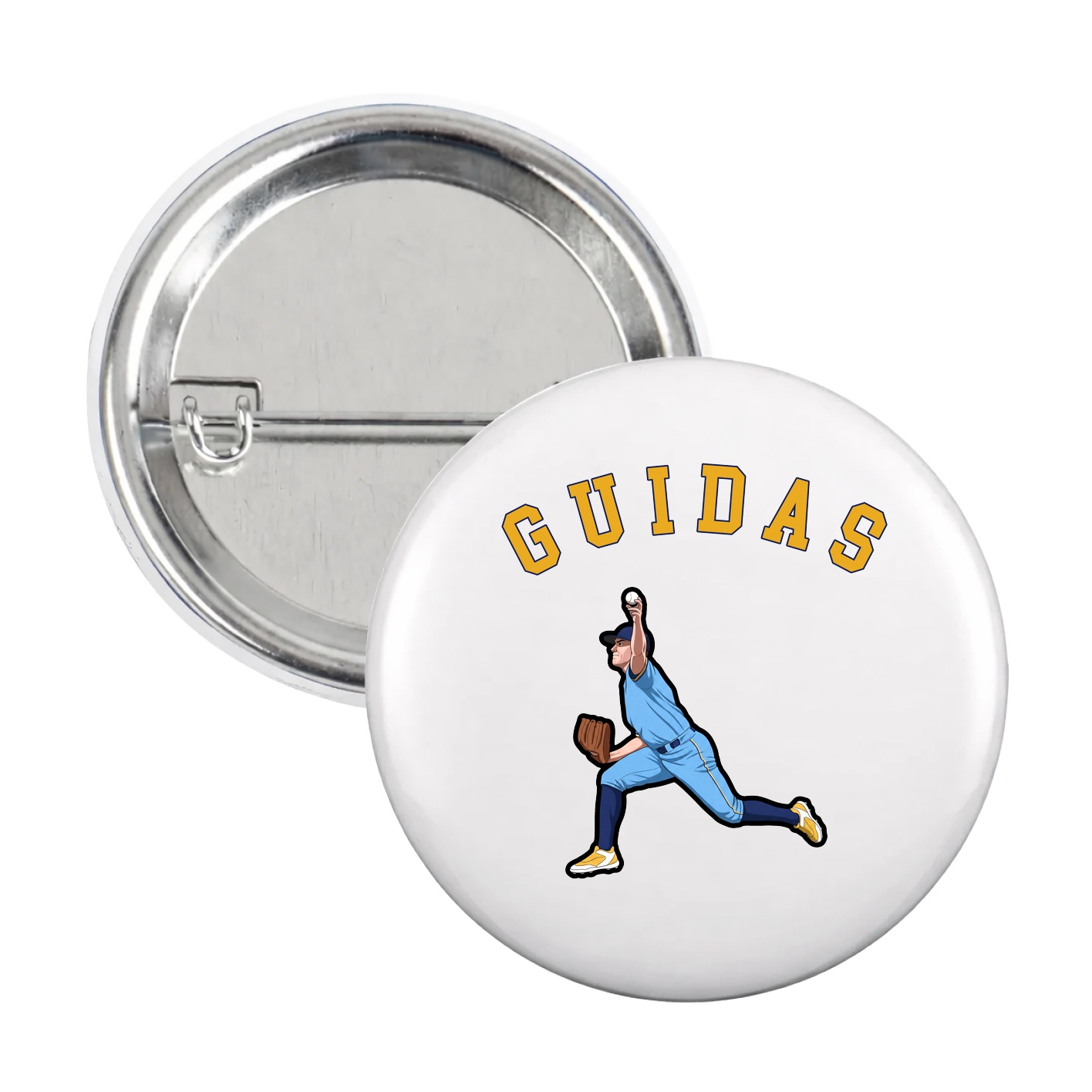 Game Day Button — Shirsey Arch in White