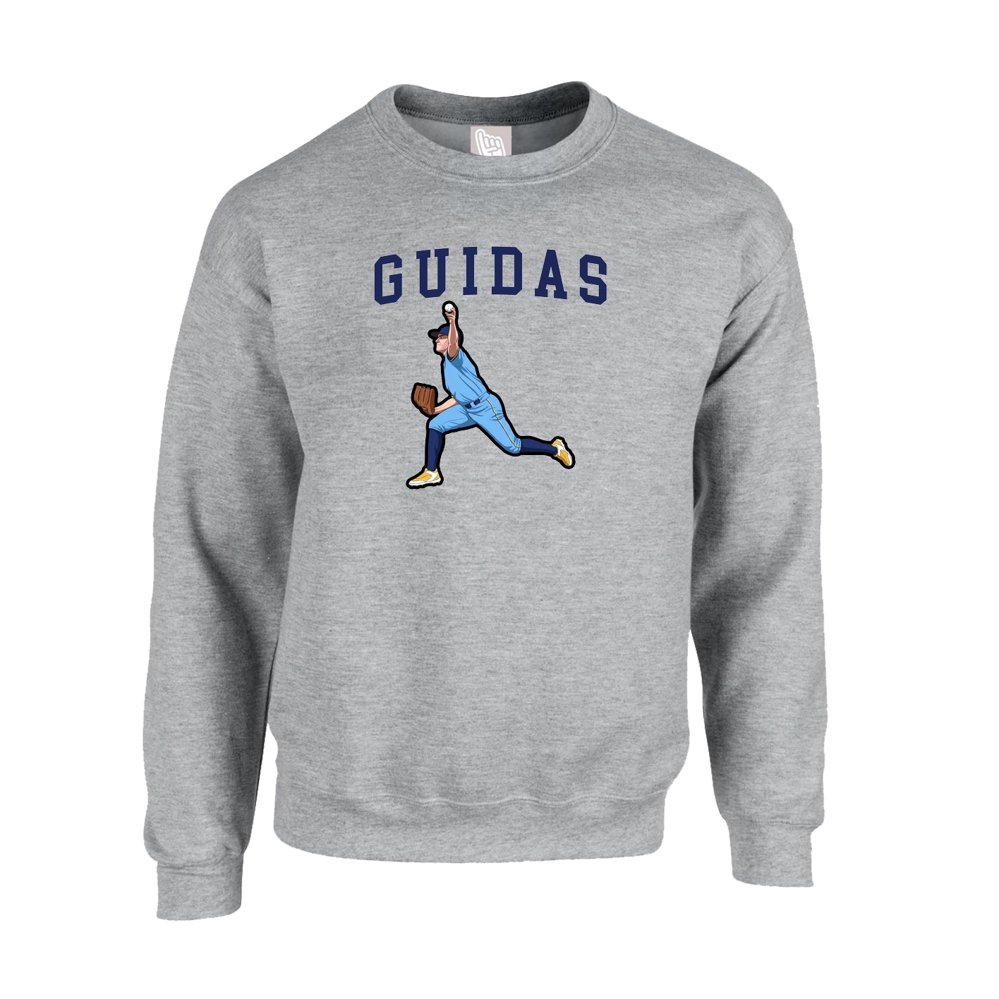 Fleece Crew — Shirsey in Grey