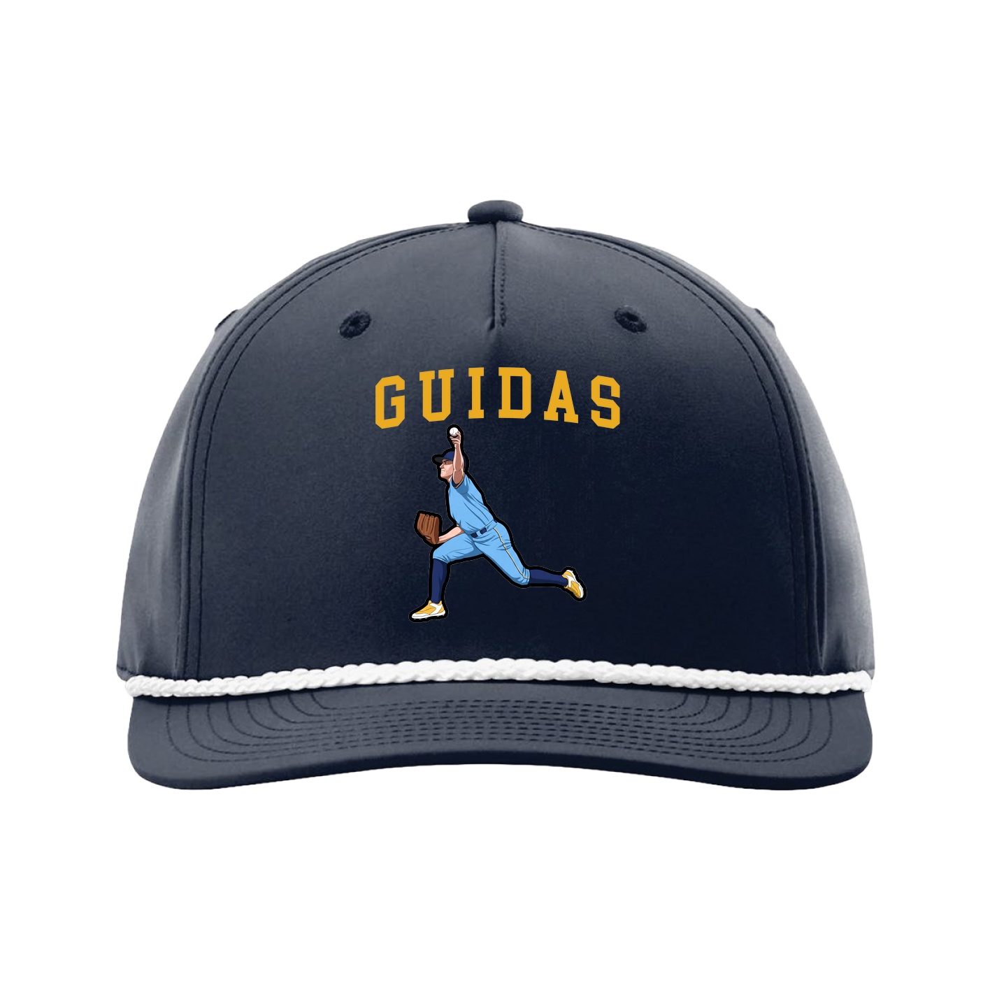 Five-Panel Classic Rope Cap — Shirsey in Navy