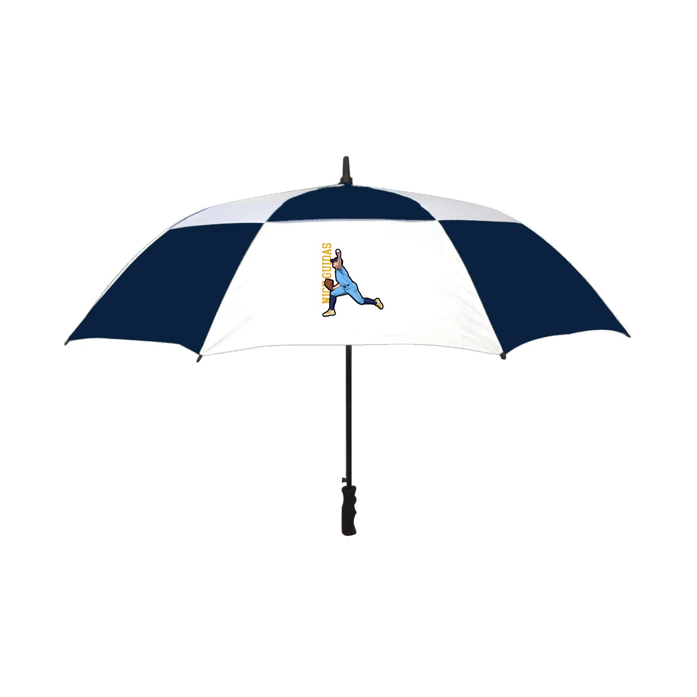 Golf Umbrella — Name Vertical in Navy