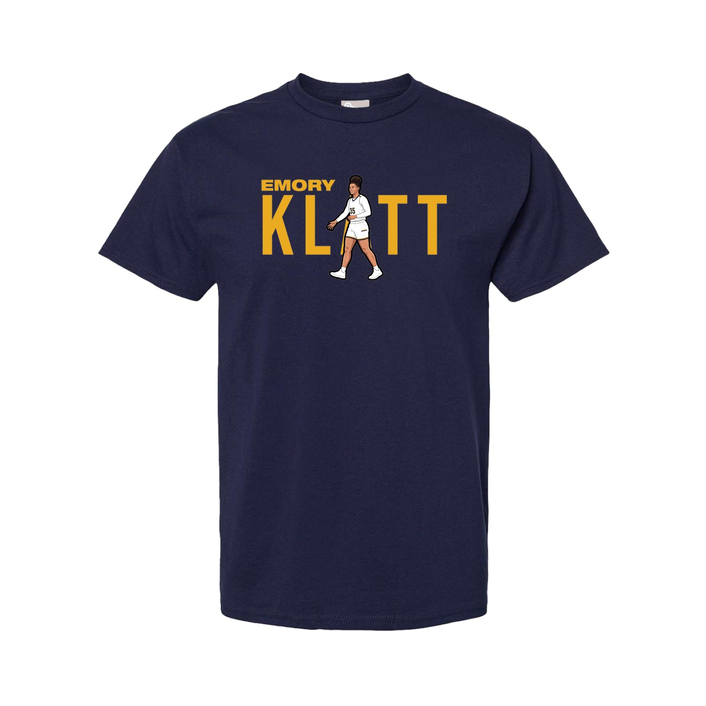 Youth Tee — Player Name in Navy