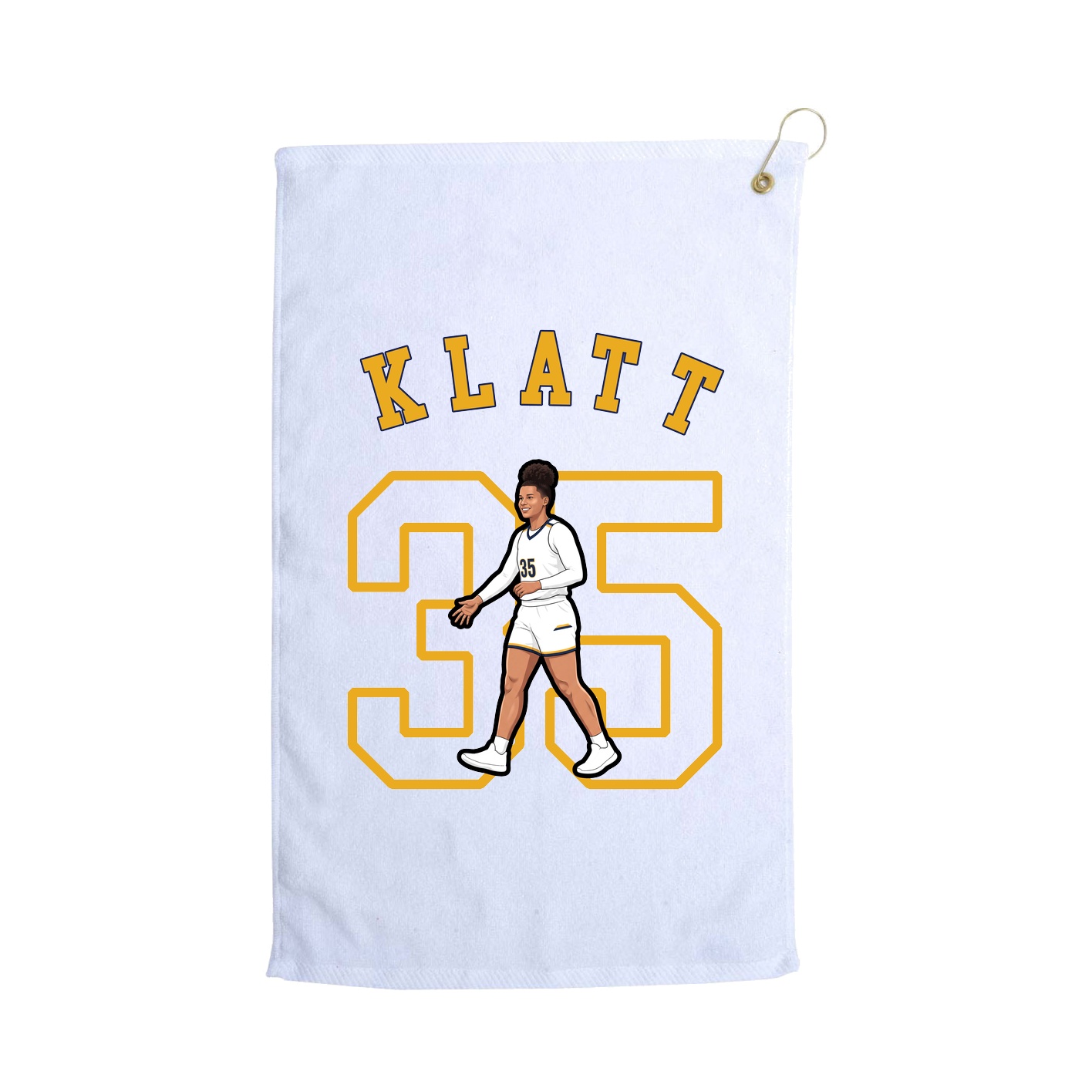 Golf Towel — Shirsey Arch in White