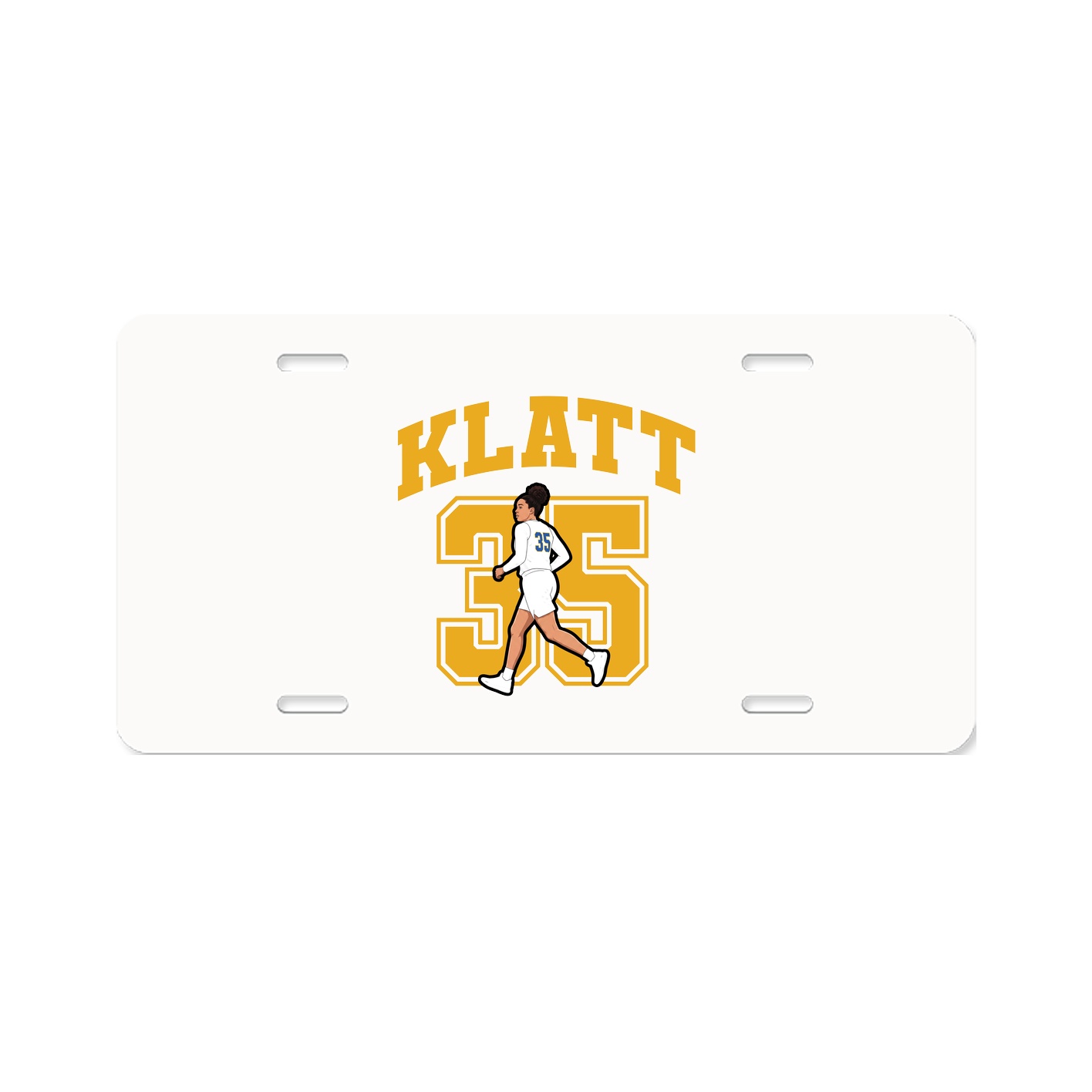 License Plate — Number in Classic