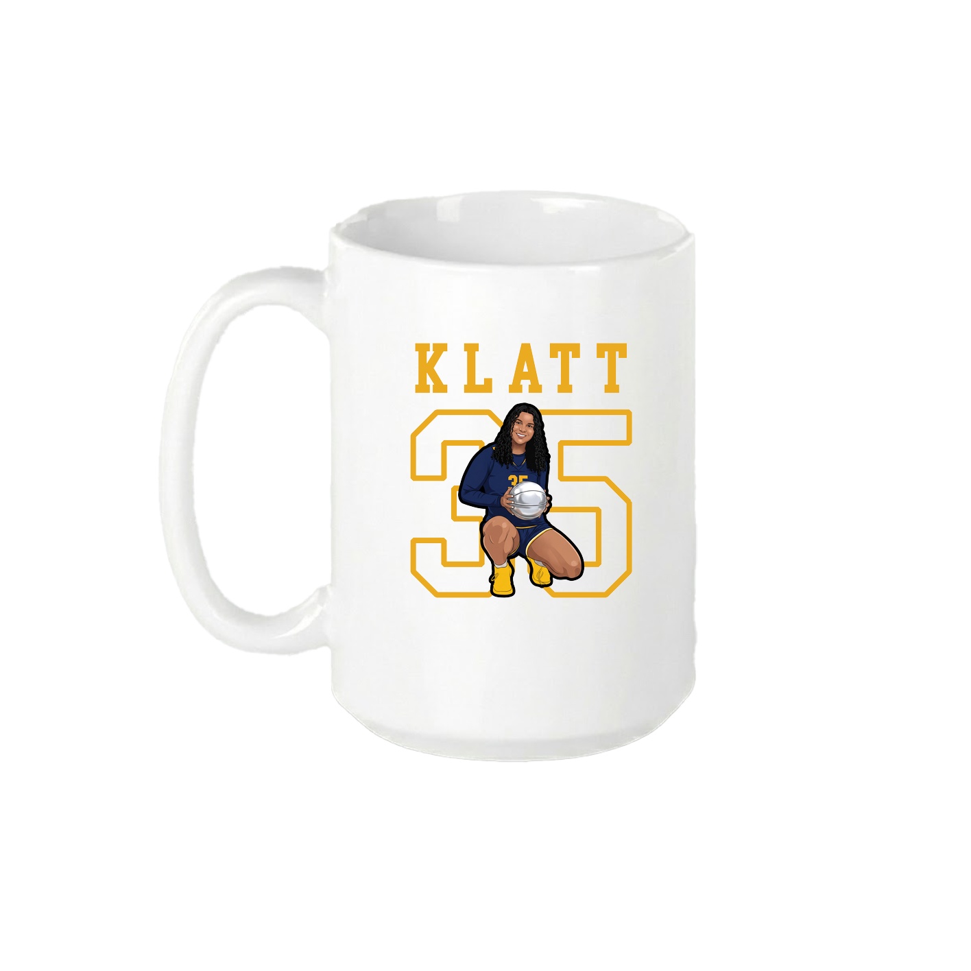 15oz Coffee Mug — Shirsey in White