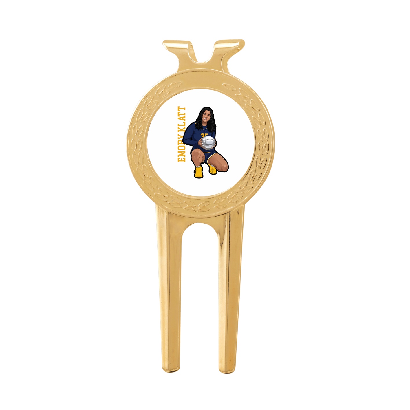 Divot Tool with Ball Marker — Name Vertical in Classic