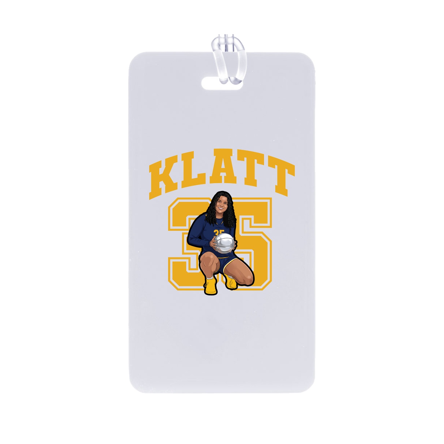 Bag Tag — Number in Classic