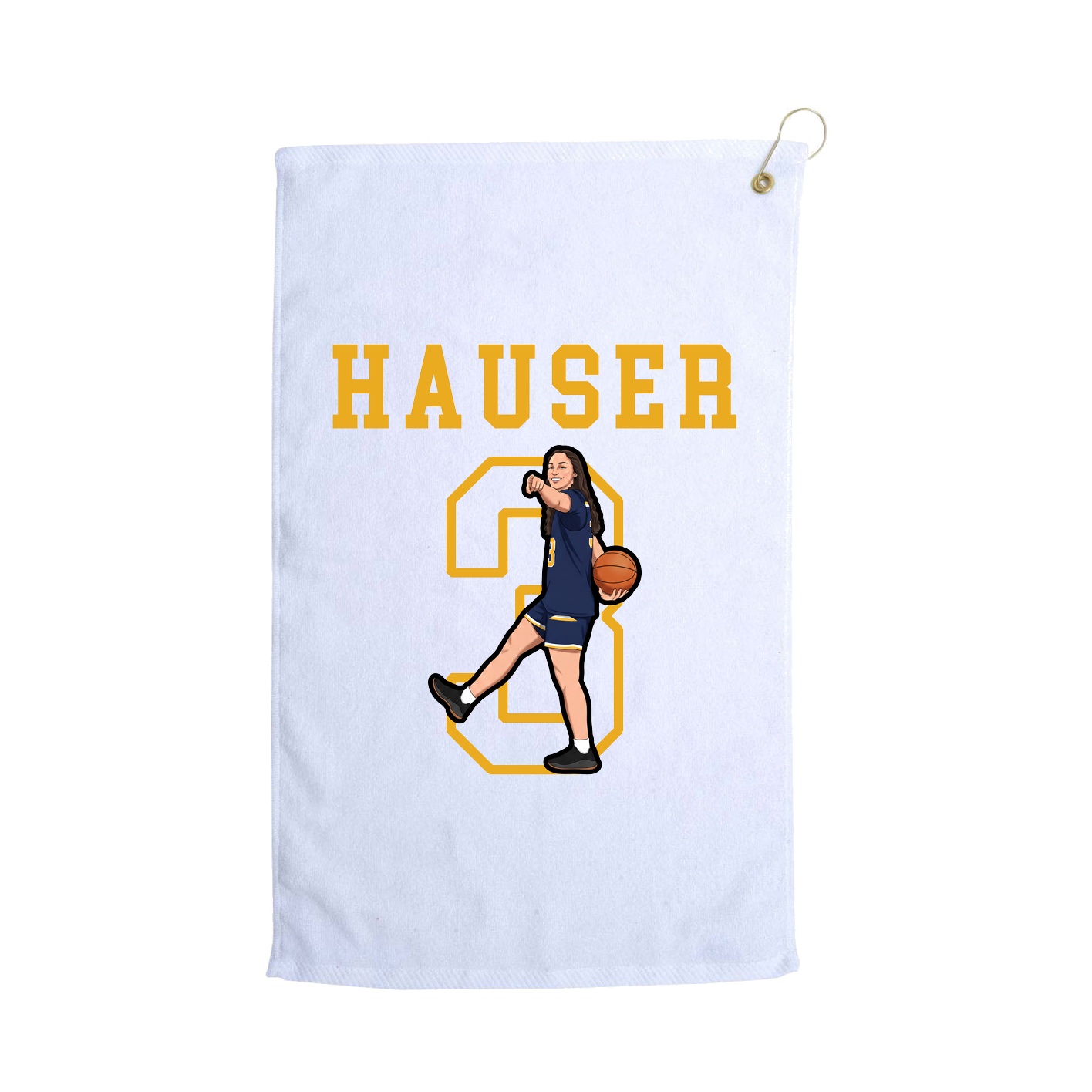 Golf Towel — Shirsey in White