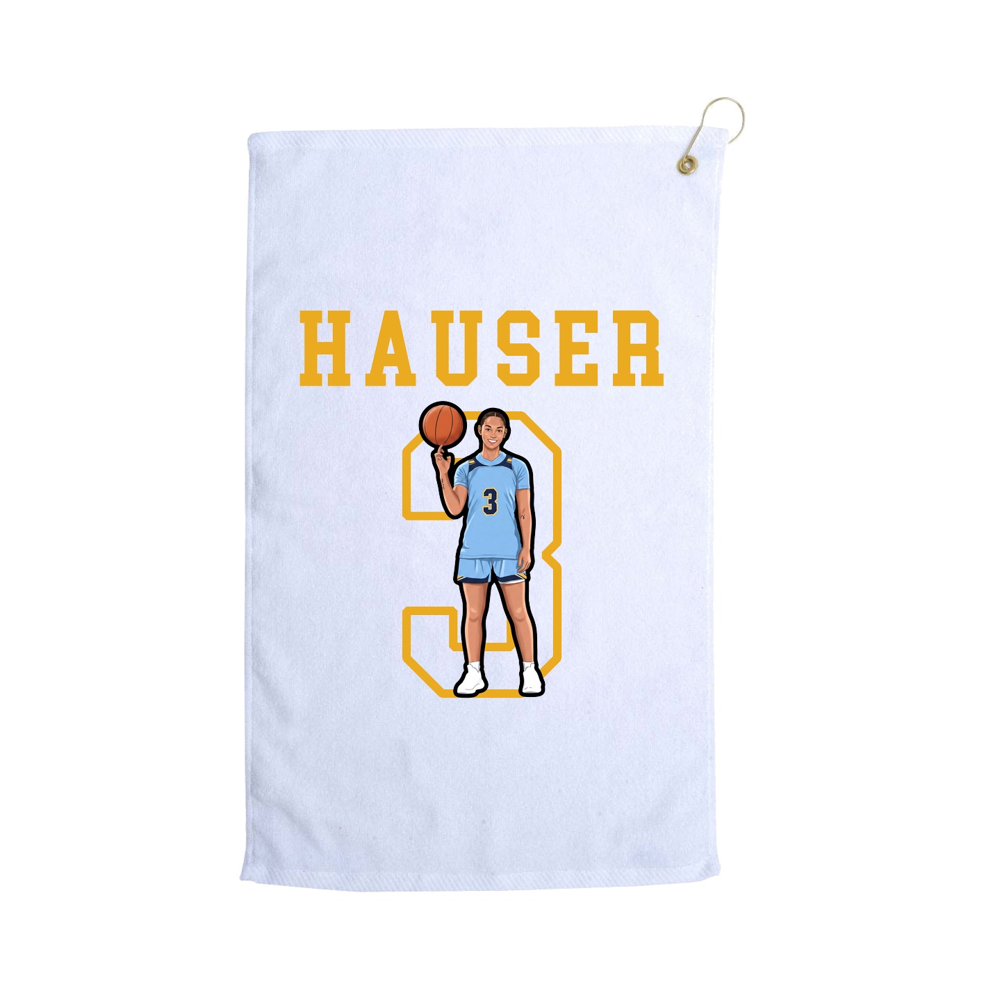 Golf Towel — Shirsey in White