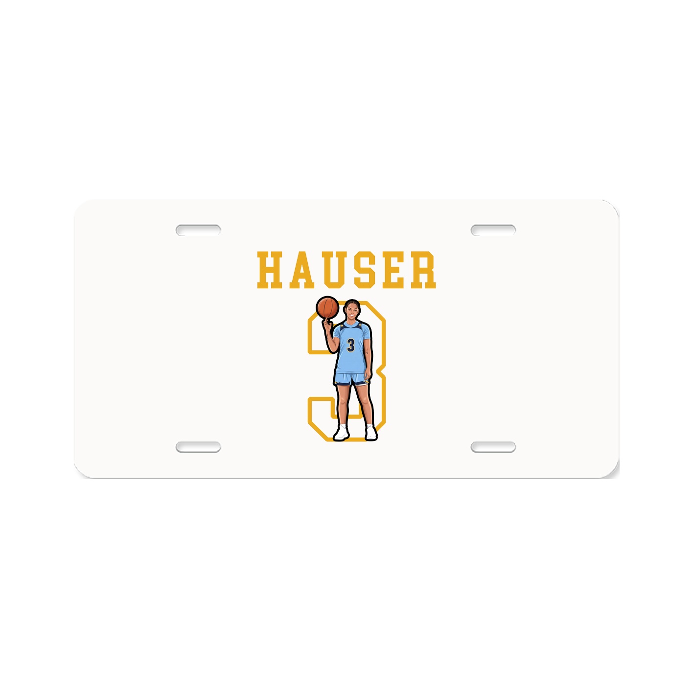 License Plate — Shirsey in Classic