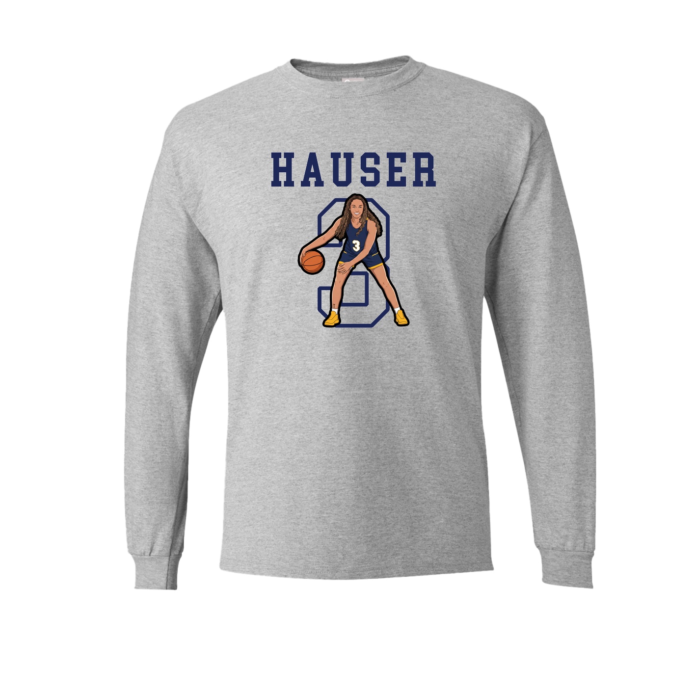 Long Sleeve Tee — Shirsey in Grey