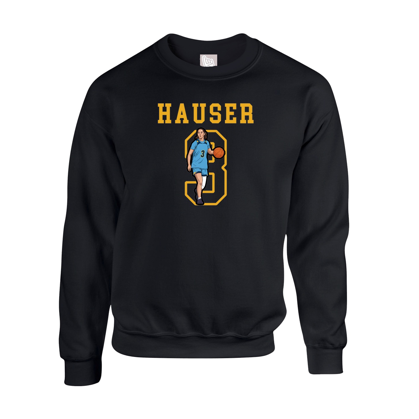 Fleece Crew — Shirsey in Black